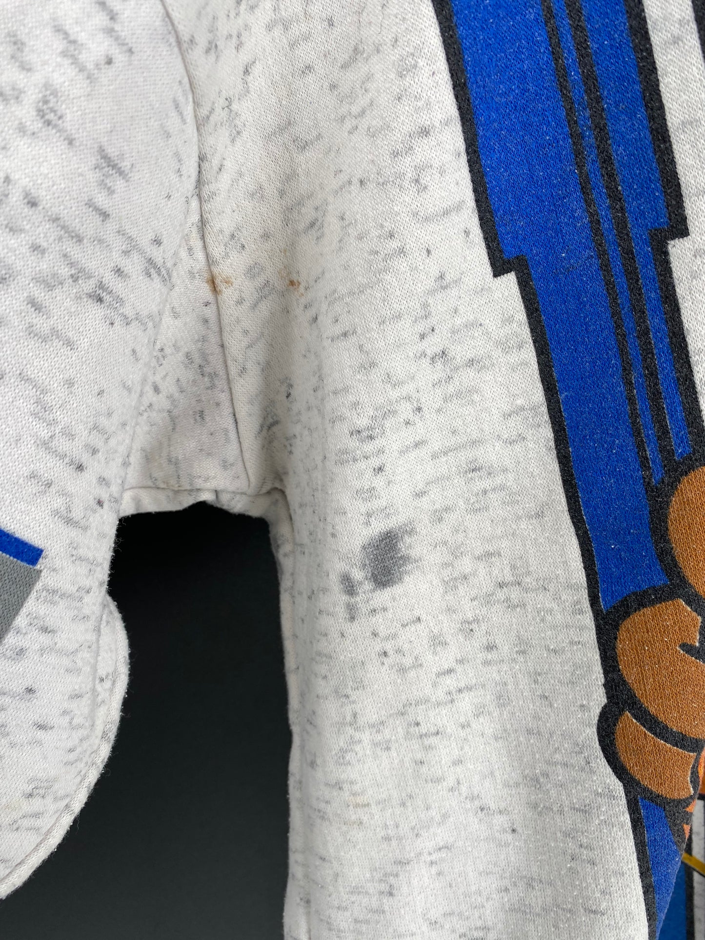 90’s GEORGETOWN HOYAS LOONEY TUNES TAZ No tag (Approx. Size XL) Vintage Sweat-shirt / 9915