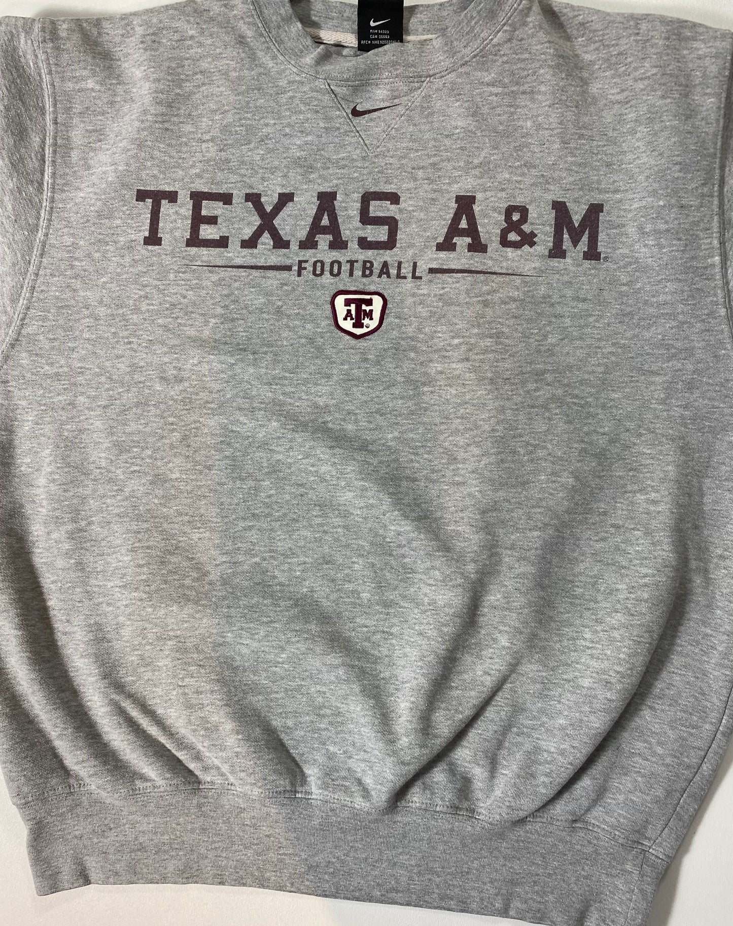 90’s NIKE TEXAS A&M FOOTBALL Size M Vintage Sweat-shirt / 7132