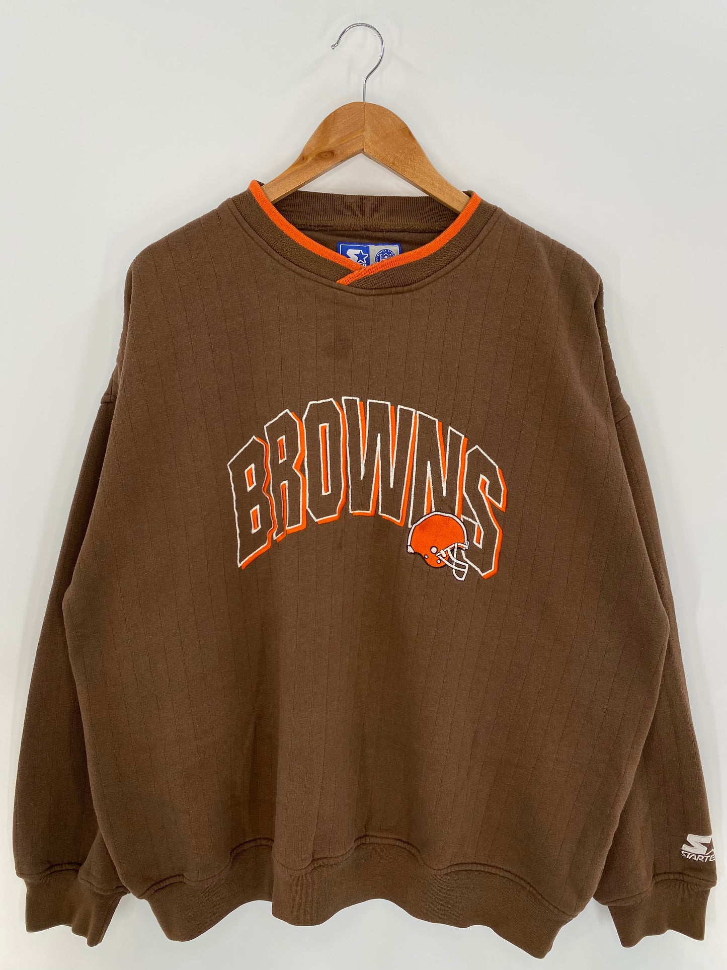 90’s STARTER BROWNS Size XXL NFL Sweat-Shirt /  k2793