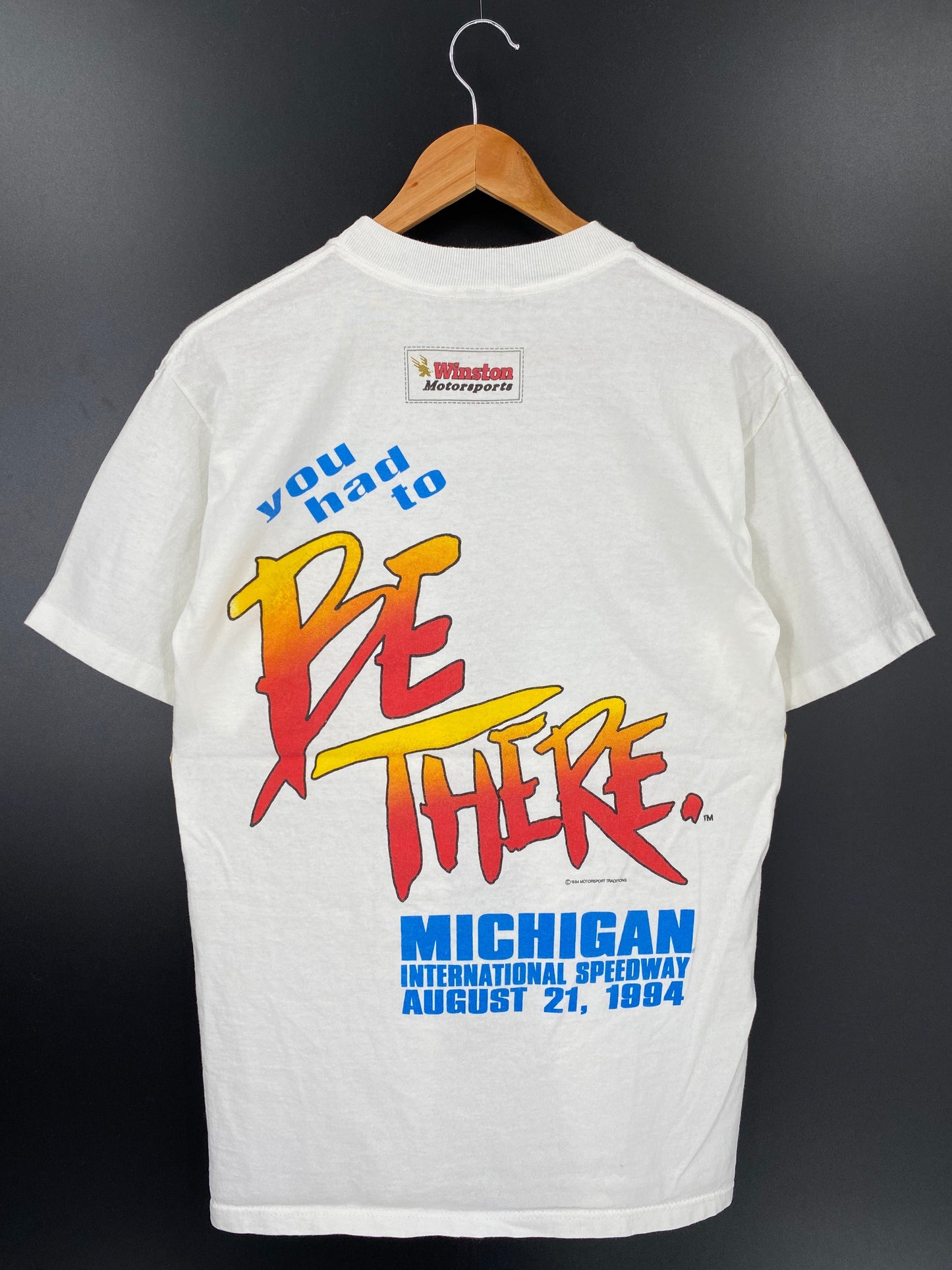 1994 WINSTON GOODWRENCH400 MICHIGAN Size No tag (Approx.L) Vintage Racing T-Shirt / E5416T