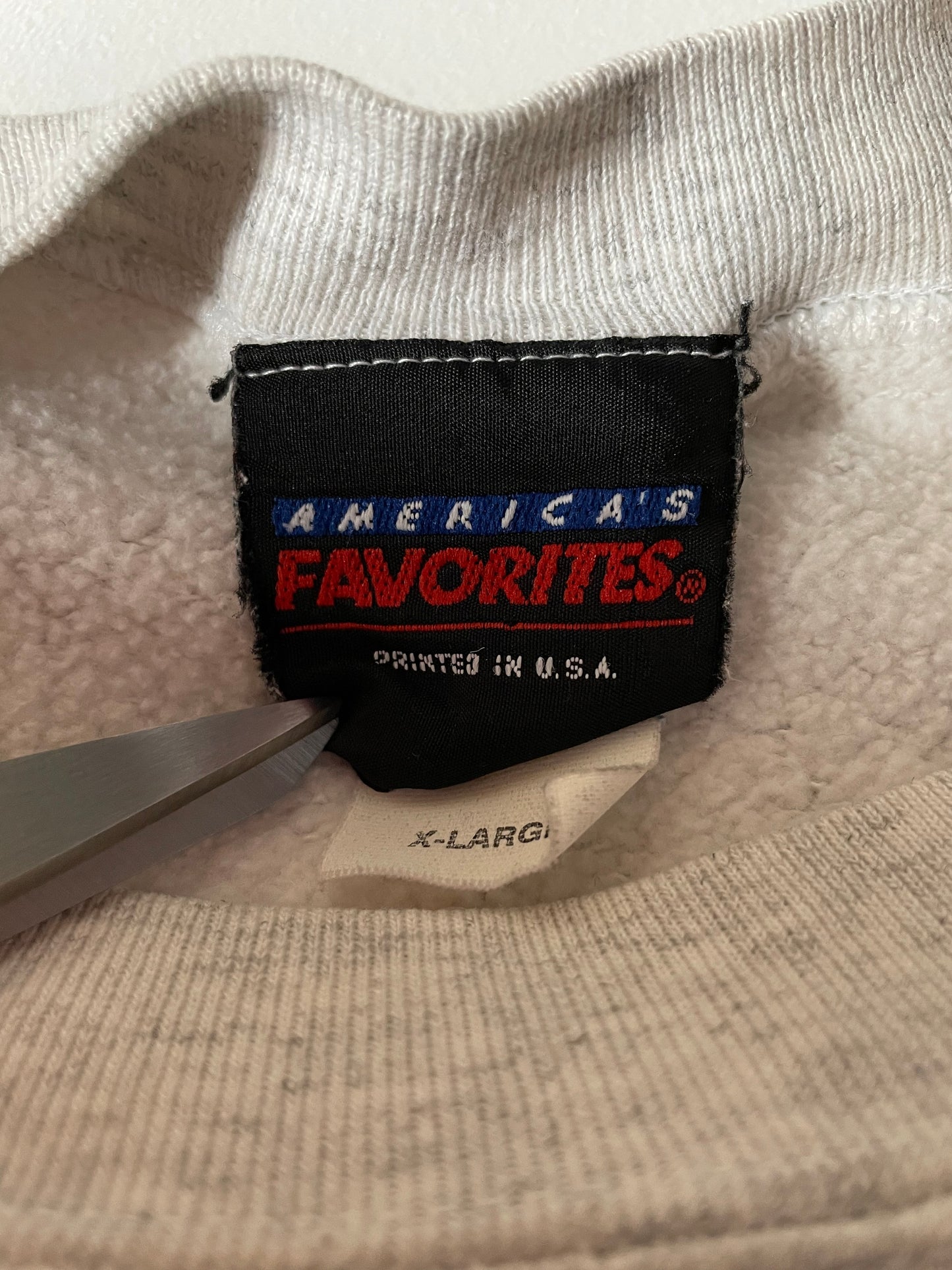 1994 LOONEY TUNES x COWBOYS MADE IN USA Size XL Vintage NFL Sweat-shirt / K359