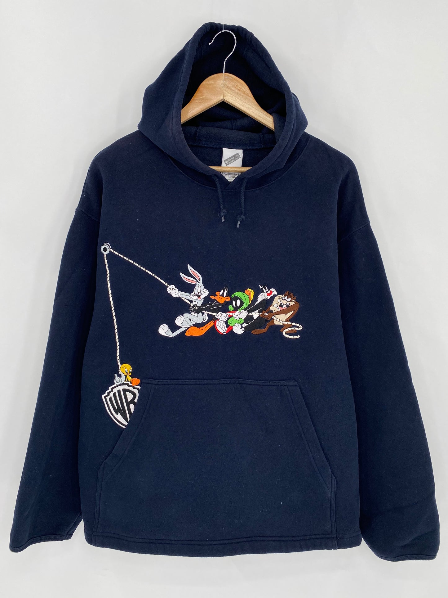 00’ WARNER BROS. LOONEY TUNES Size L Vintage Sweat-Shirt   / 5827