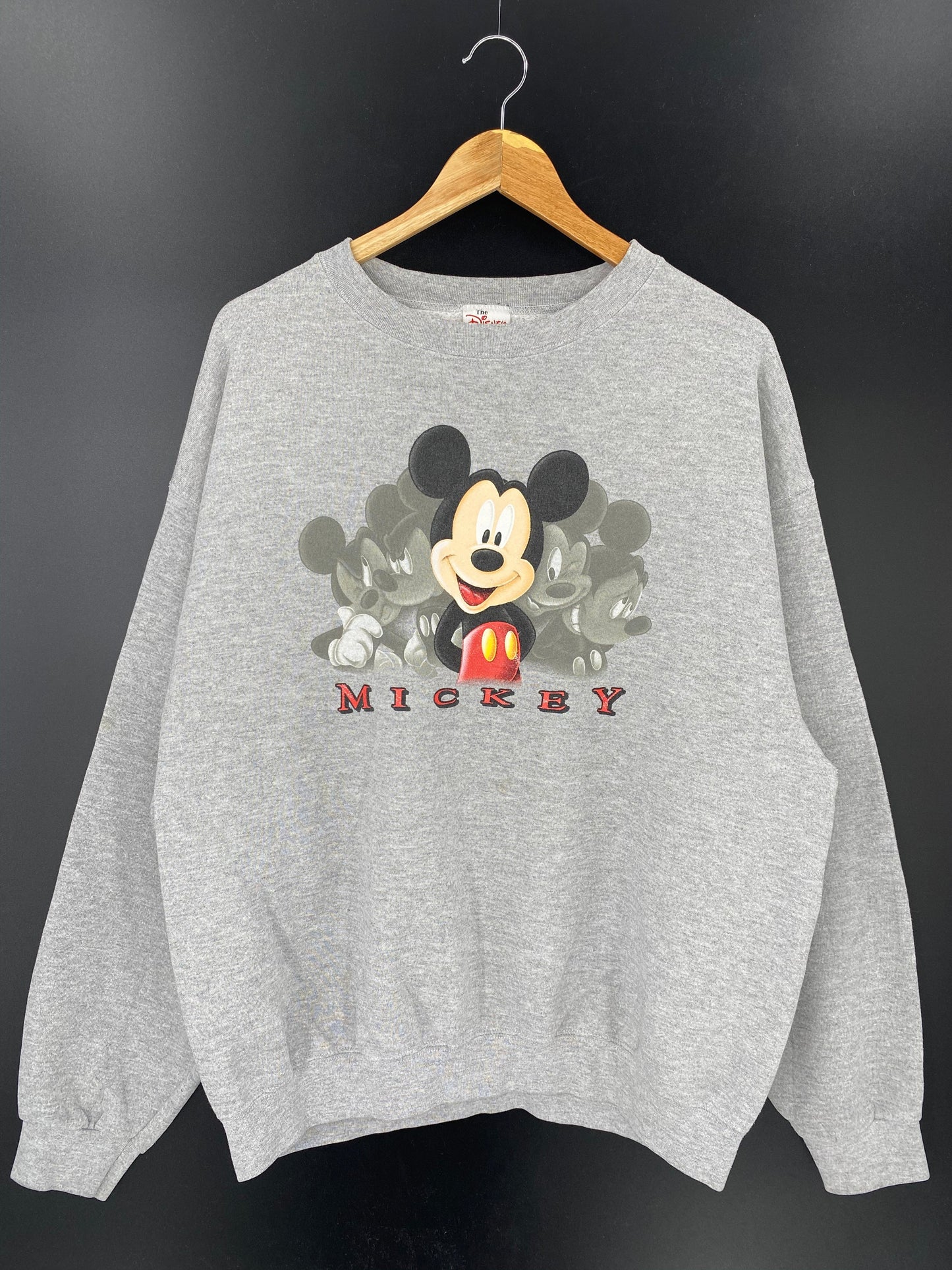 00’ DISNEY MICKEY Made in USA Size XL Vintage Sweat-shirt / K8705