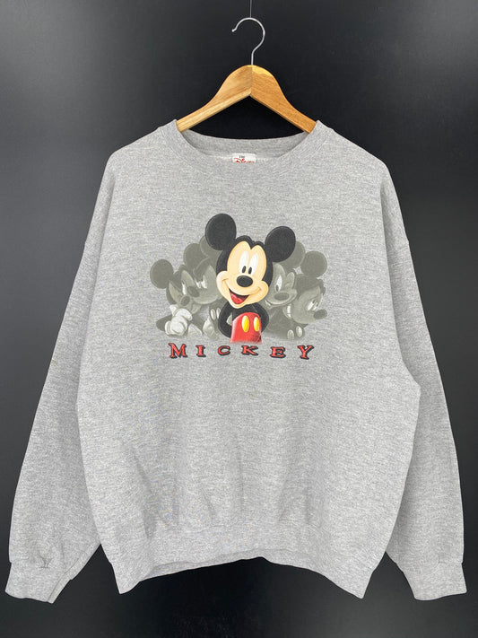 00’ DISNEY MICKEY Made in USA Size XL Vintage Sweat-shirt / K8705