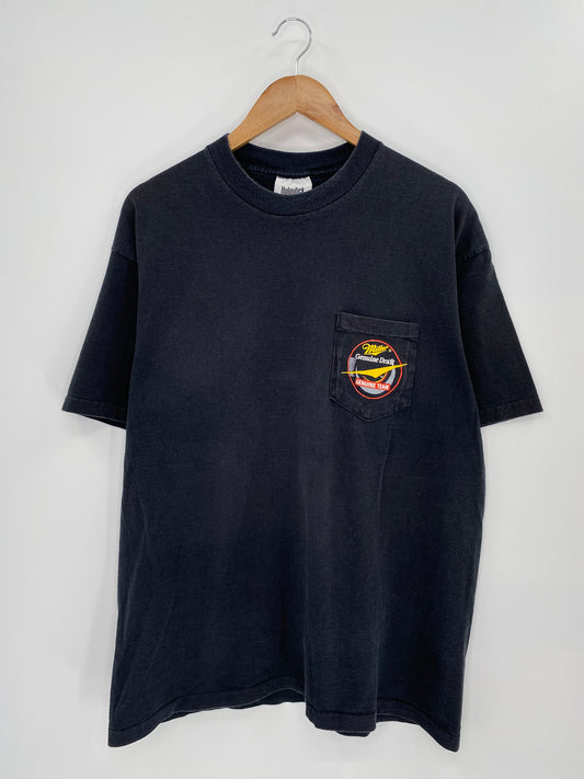 1994 MILLER Made in USA Size XL Vintage T-shirt /  8097