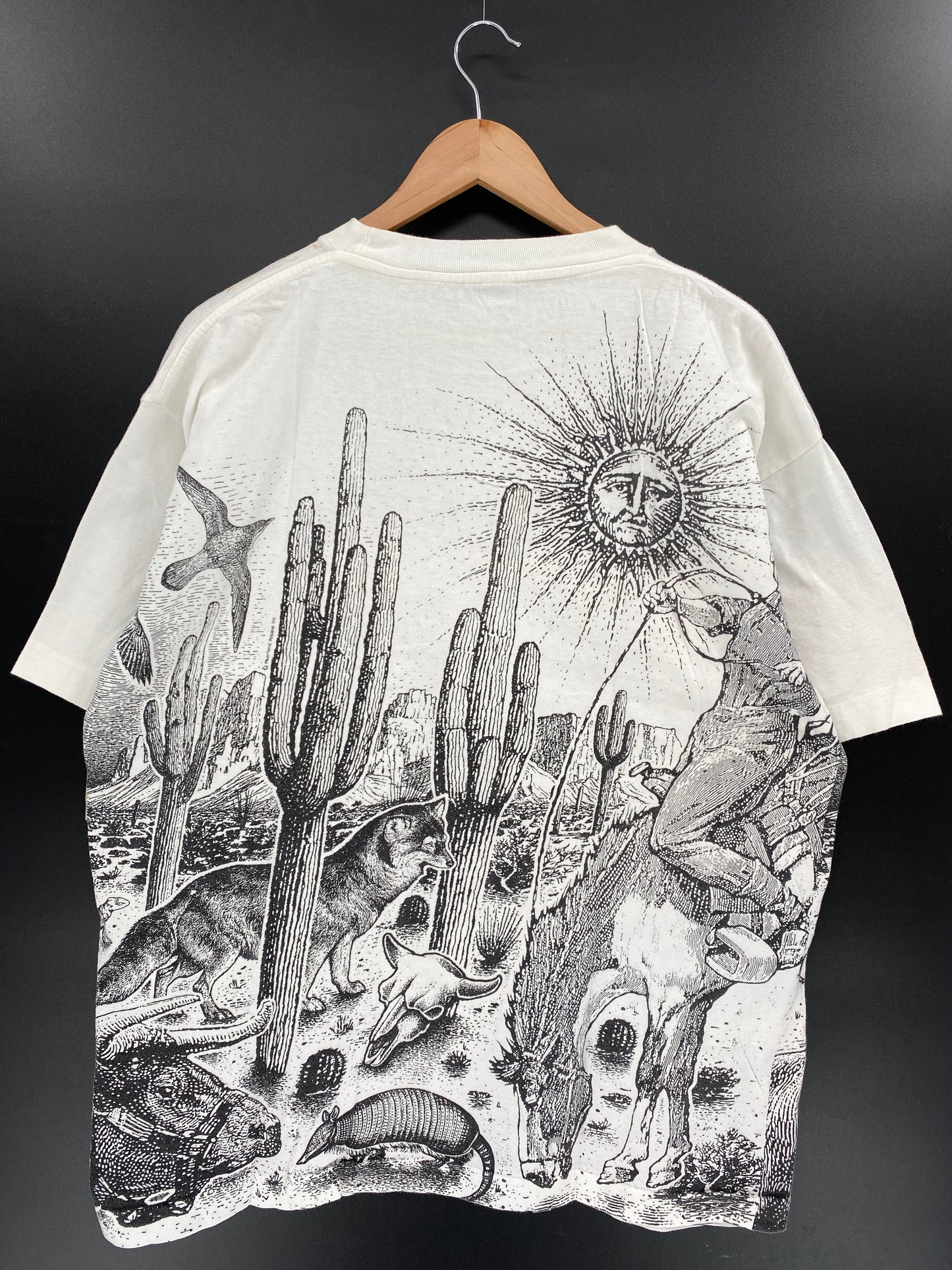 90’s TEXAS Size No tag(Approx.XXL) Vintage T-Shirts / K3844