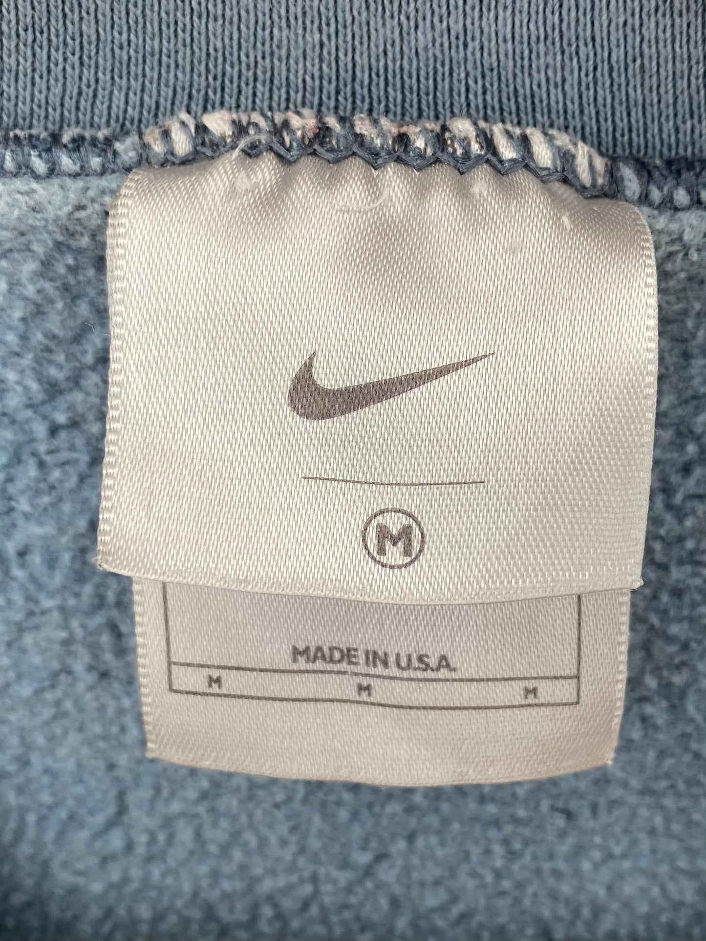 90’s NIKE Mini Swoosh Made in USA Size M Vintage Sweat-shirt / 7361