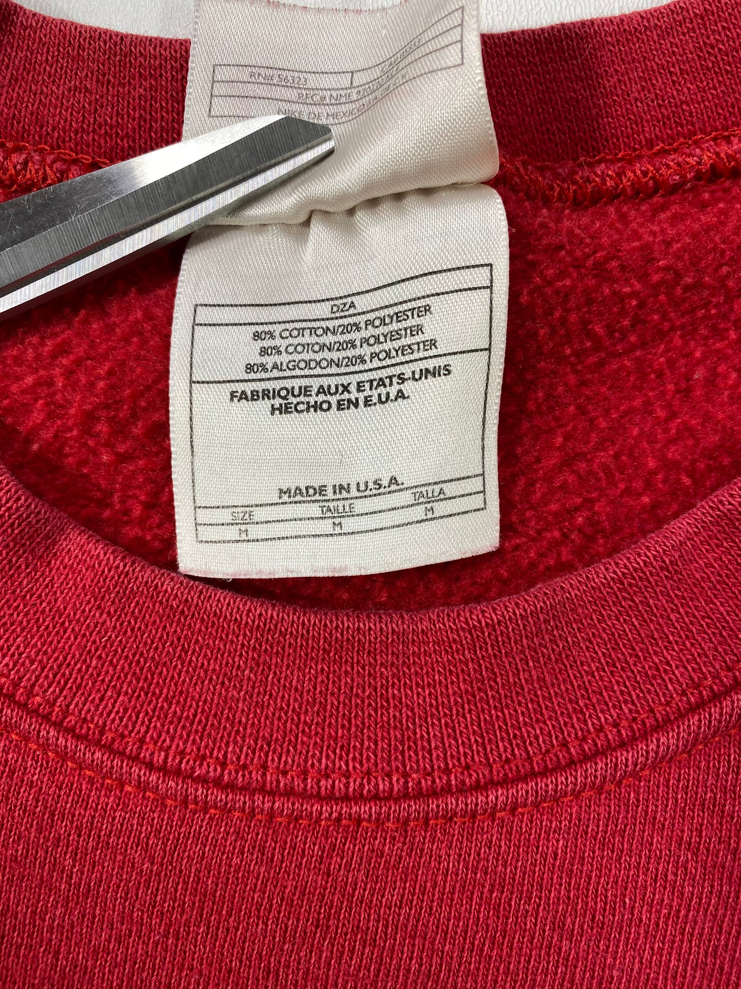 90's NIKE Mini Swoosh Made in USA Size M Vintage Sweat-shirt / 6181