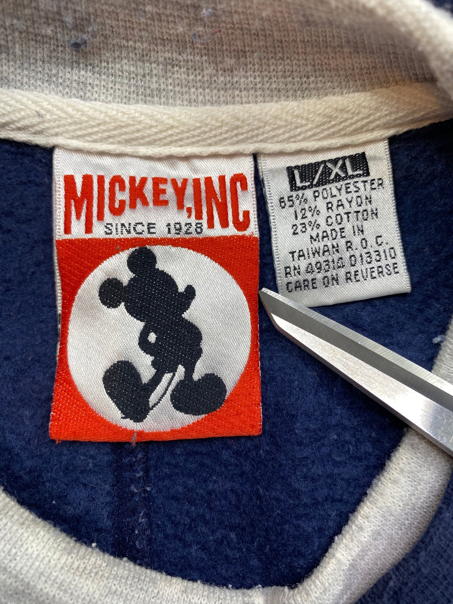 90’s Disney Mickey Size L-XL Vintage Sweat-Shirts / 5657