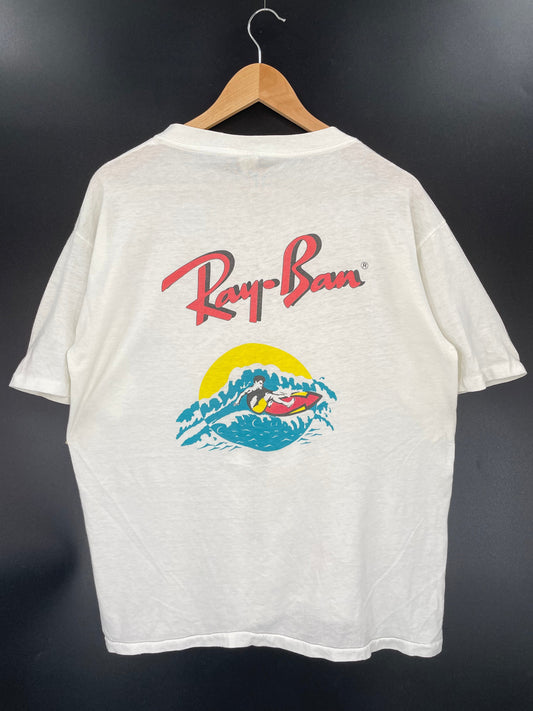 90’s RAY BAN Made in USA Size one size(Approx.XL) T-Shirts / A4225