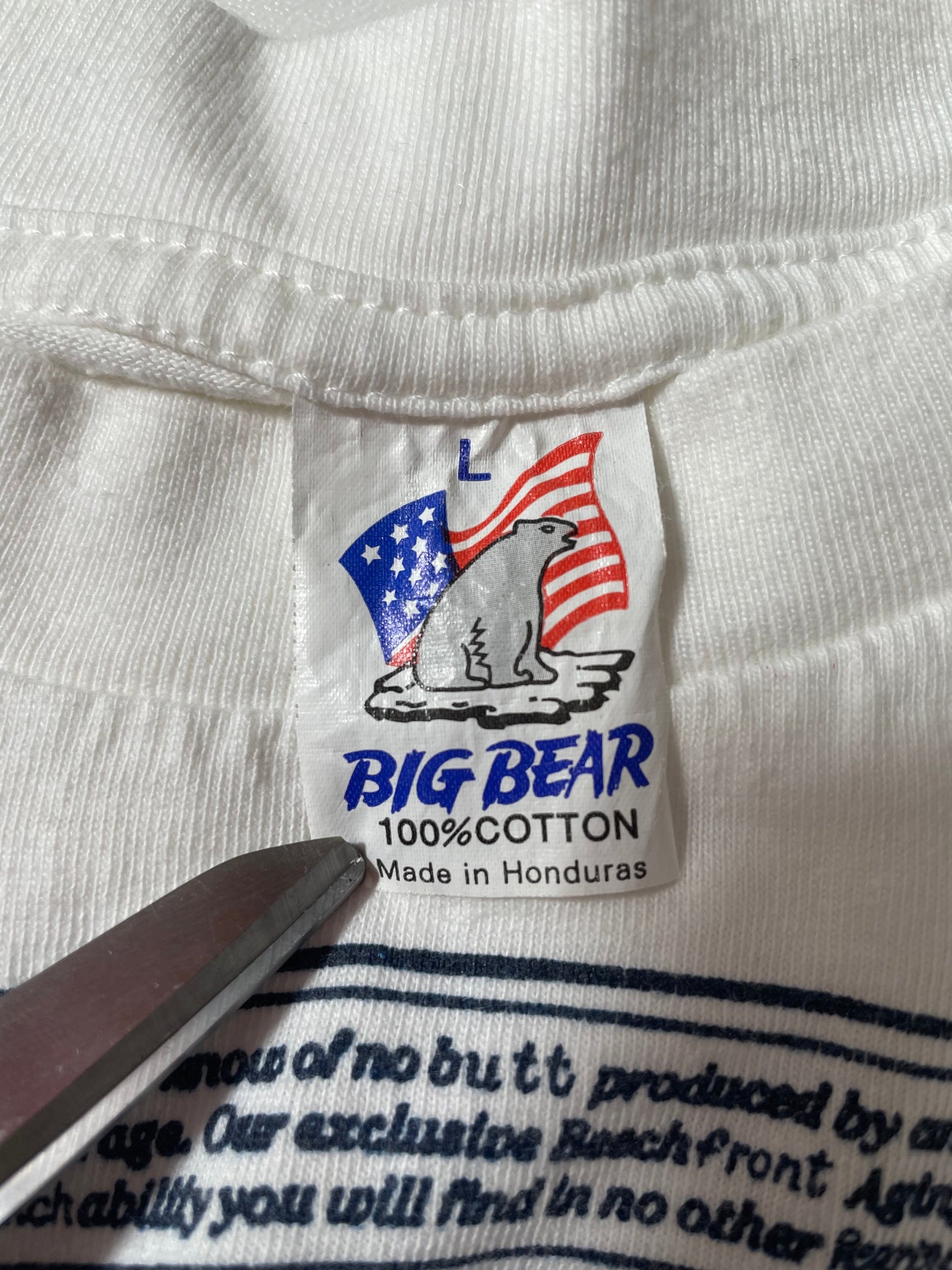 00’ BUDWEISER Parody Buttweiser Size L Vintage T-Shirt / E1097