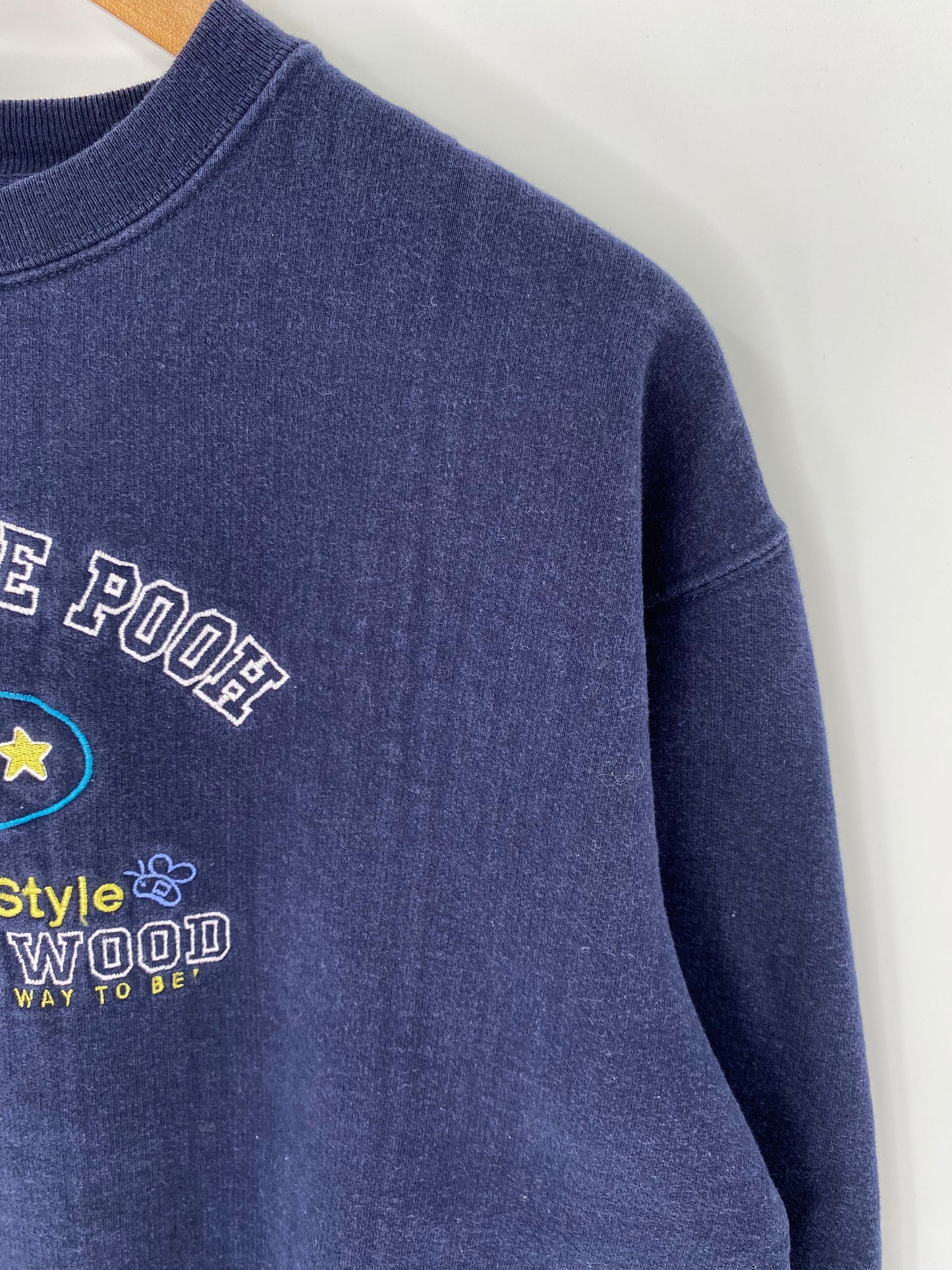 00’ DISNEY WINNIE THE POOH Size Ladies.L Vintage Sweat-shirt / A7154