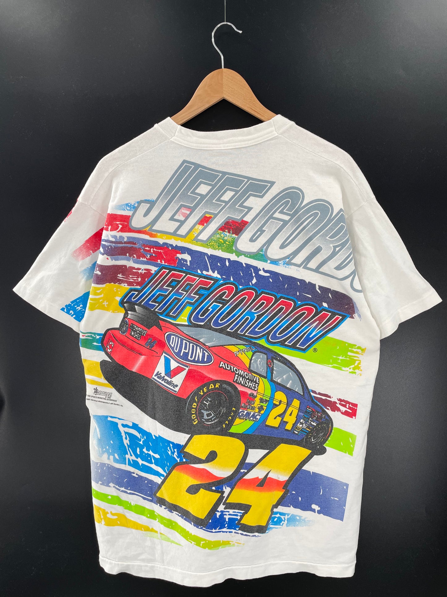 1995 NASCAR WINSTON CUP MADE IN USA Size XL Vintage Racing T-Shirt / K3428
