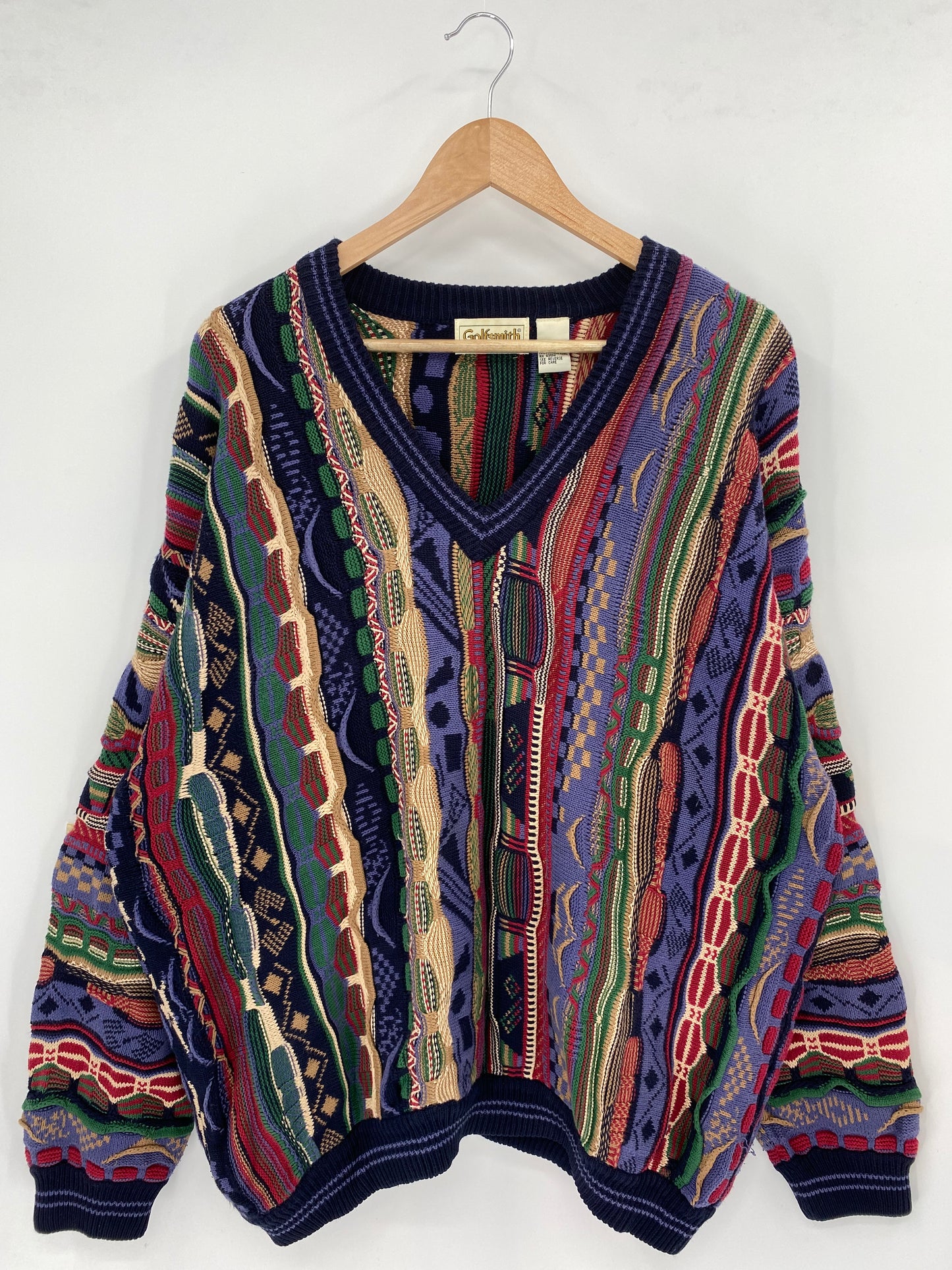 Vintage 3D COOGI- Style Size L Knit Sweater / K2782