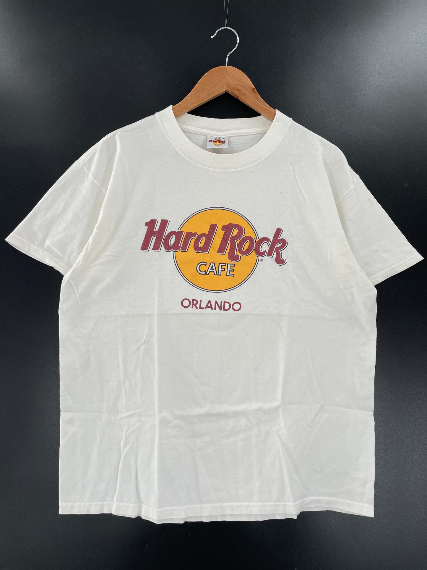 90’s HARD ROCK CAFE ORLANDO MADE IN USA Size L Vintage T-Shirts / K3453