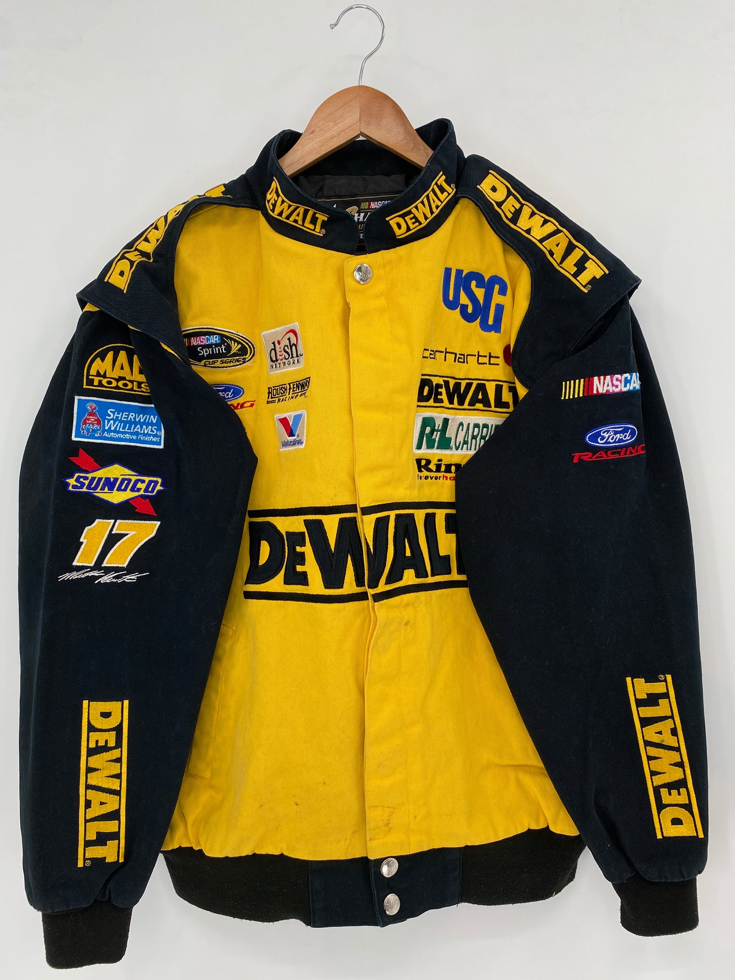 Vintage DE WALT x MATT KENSETH NASCAR Size M Vintage Racing Jacket / K3163