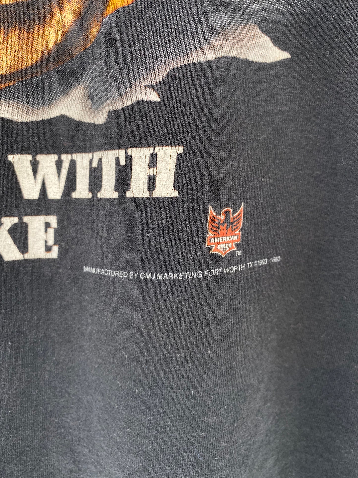 1993 DON’T MESS WITH MY BIKE Size XL Vintage T-Shirt / A3154