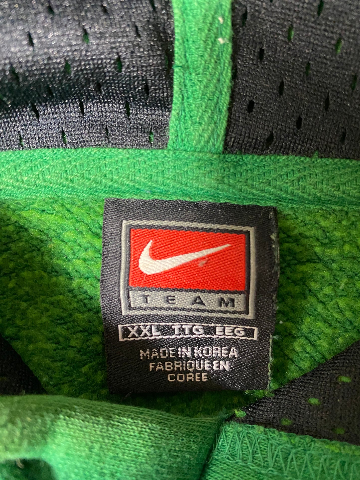 00’ NIKE BOSTON CELTICS Size XXL Vintage NBA Hoodie Sweat-Shirt / k1656