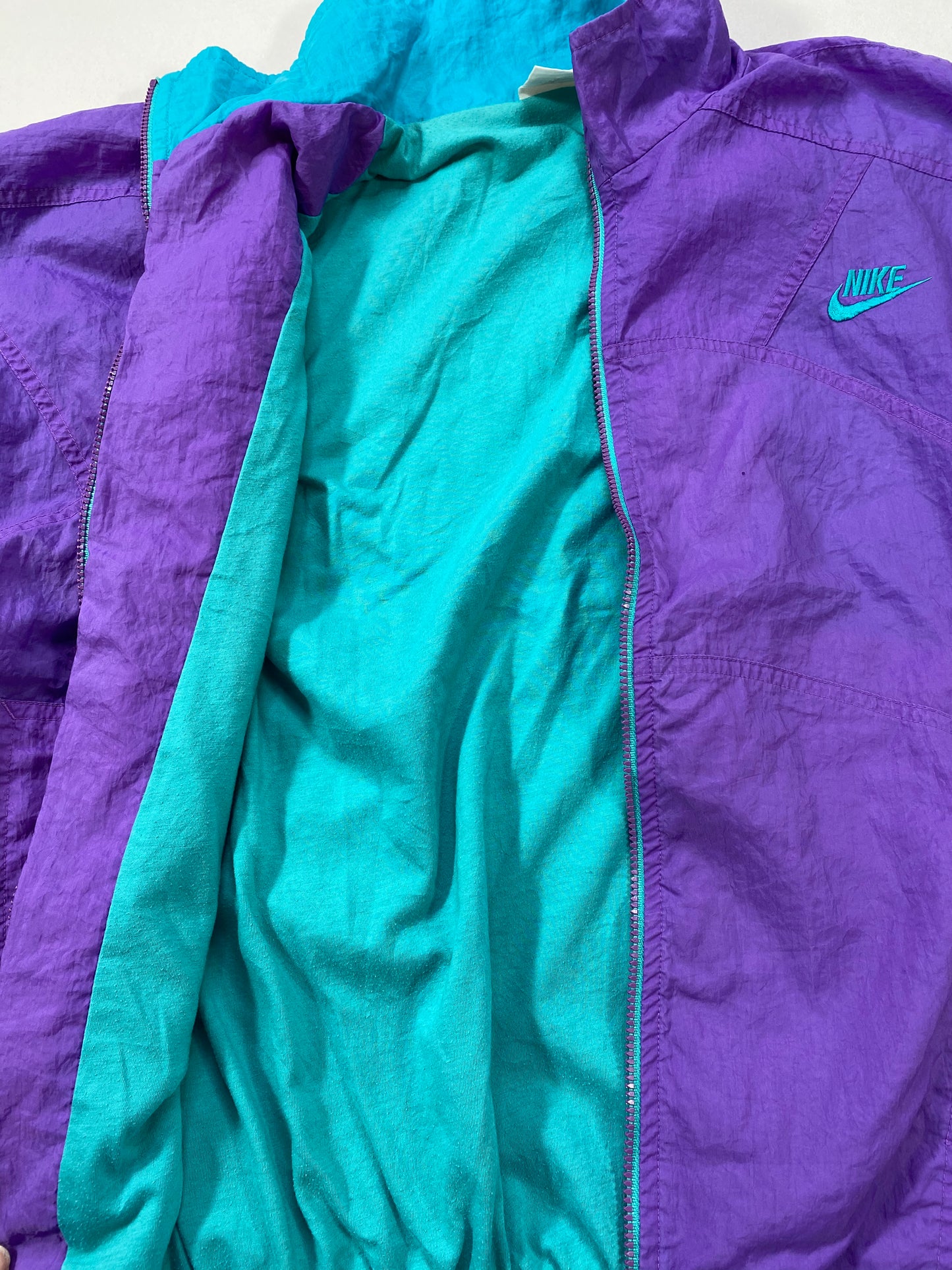 90's NIKE Size Ladies L Vintage Nylon Jacket / 6297