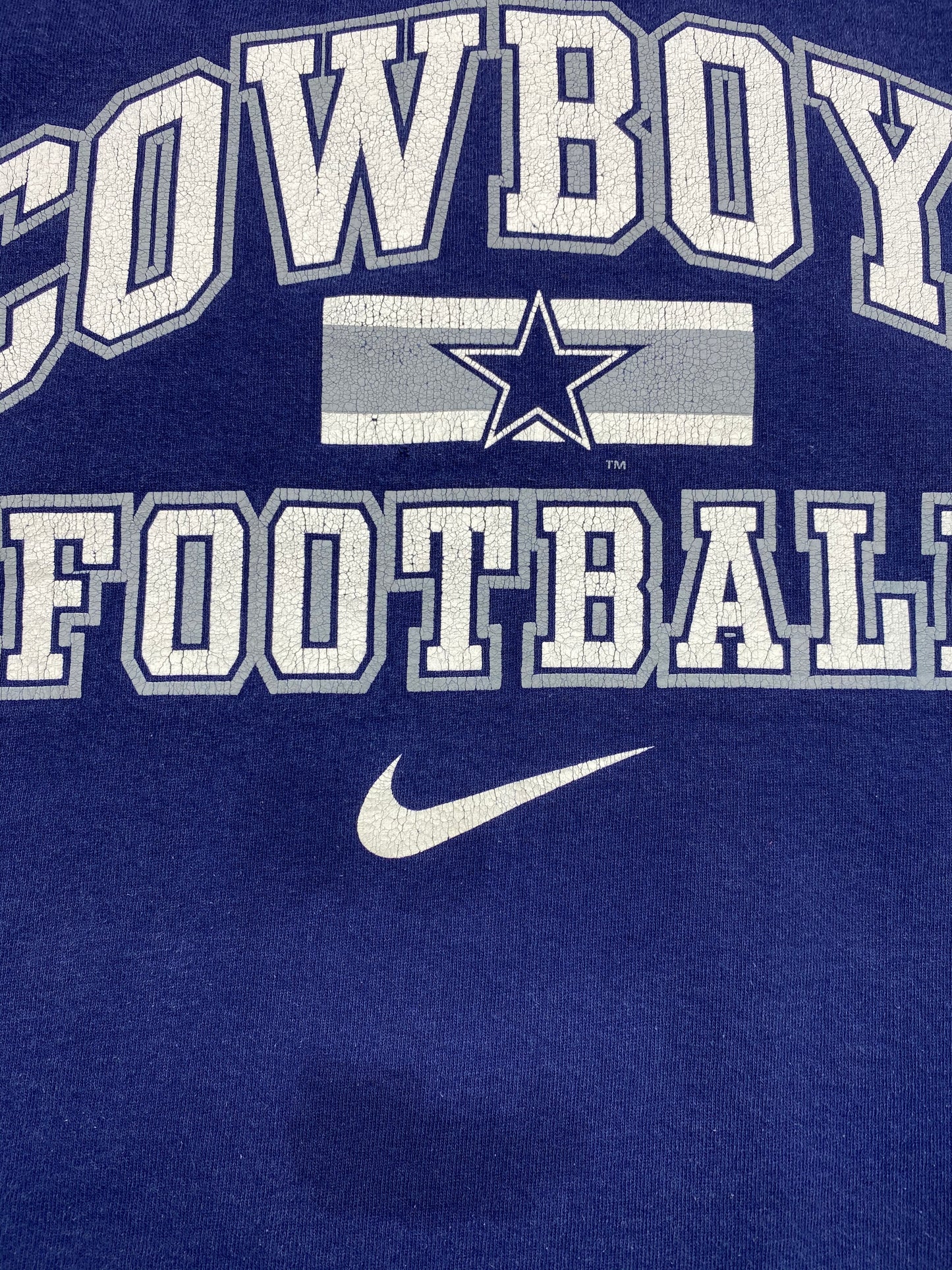 90’s NIKE x COWBOYS Made in USA Size XXL Vintage NFL Sweat-Shirt / 5362