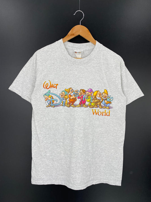 00’ DISNEY SEVEN DWARFS Size S Vintage T-Shirt / K9170