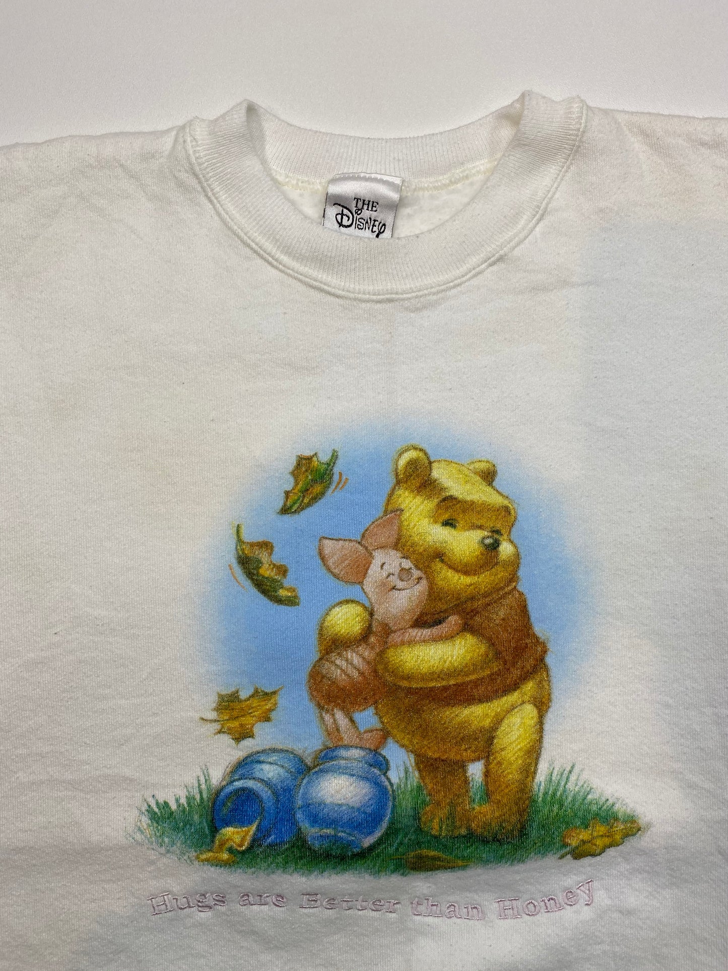 00’ Disney Pooh Made in USA Size S/M Vintage Sweat-Shirt / 5421