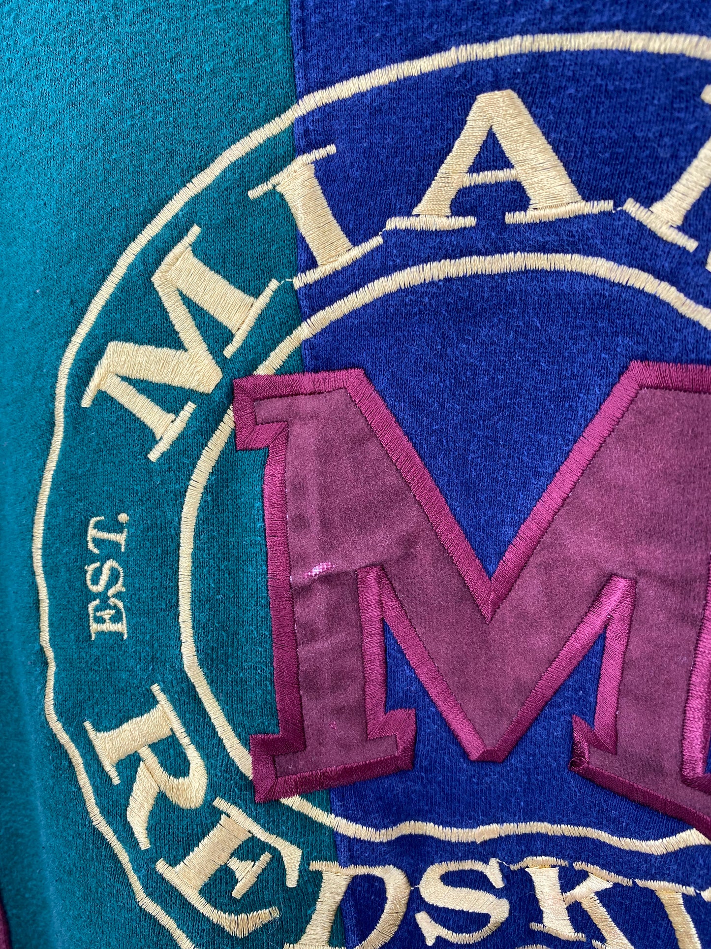 90’s MIAMI REDSKINS Size XL Vintage Sweat-Shirts / K3779