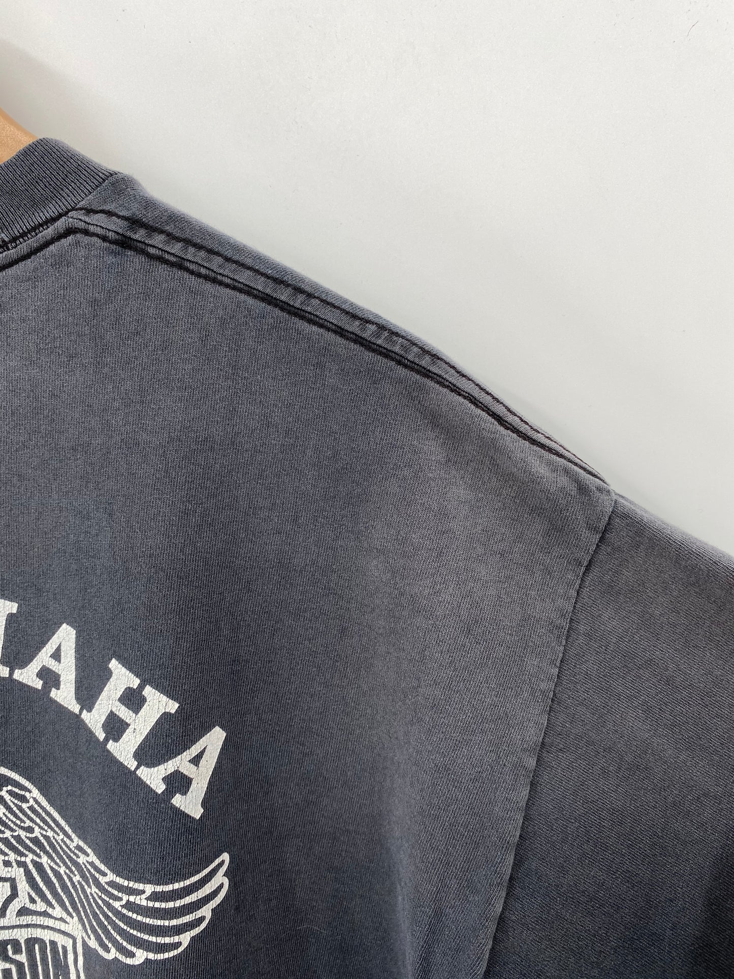 1991' HARLEY DAVIDSON Made in USA Size XL Vintage T-Shirts / K2488