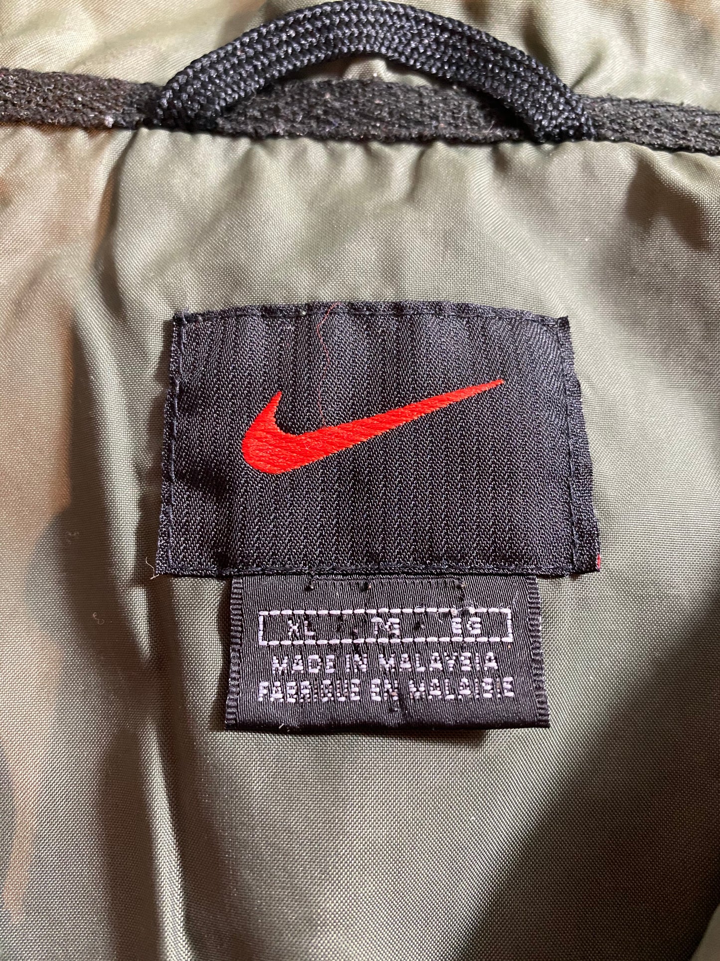 00’ NIKE Size XL Vintage Zip-up Nylon Jacket  / 8107