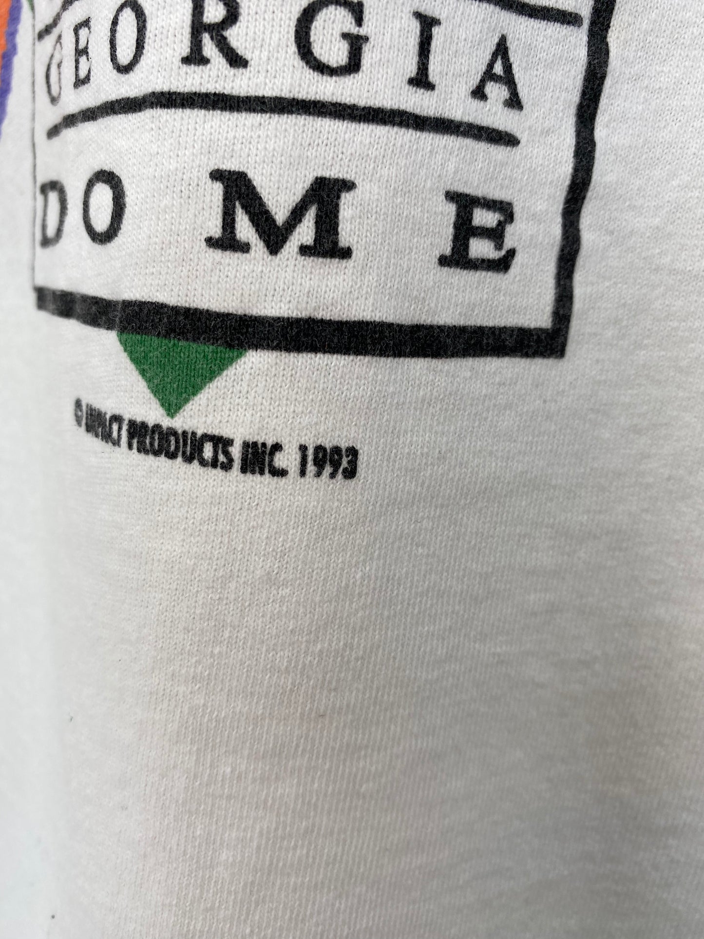 1993 CLEMSON x KENTUCKY Made in USA Size L Vintage NFL T-shirt / 8300