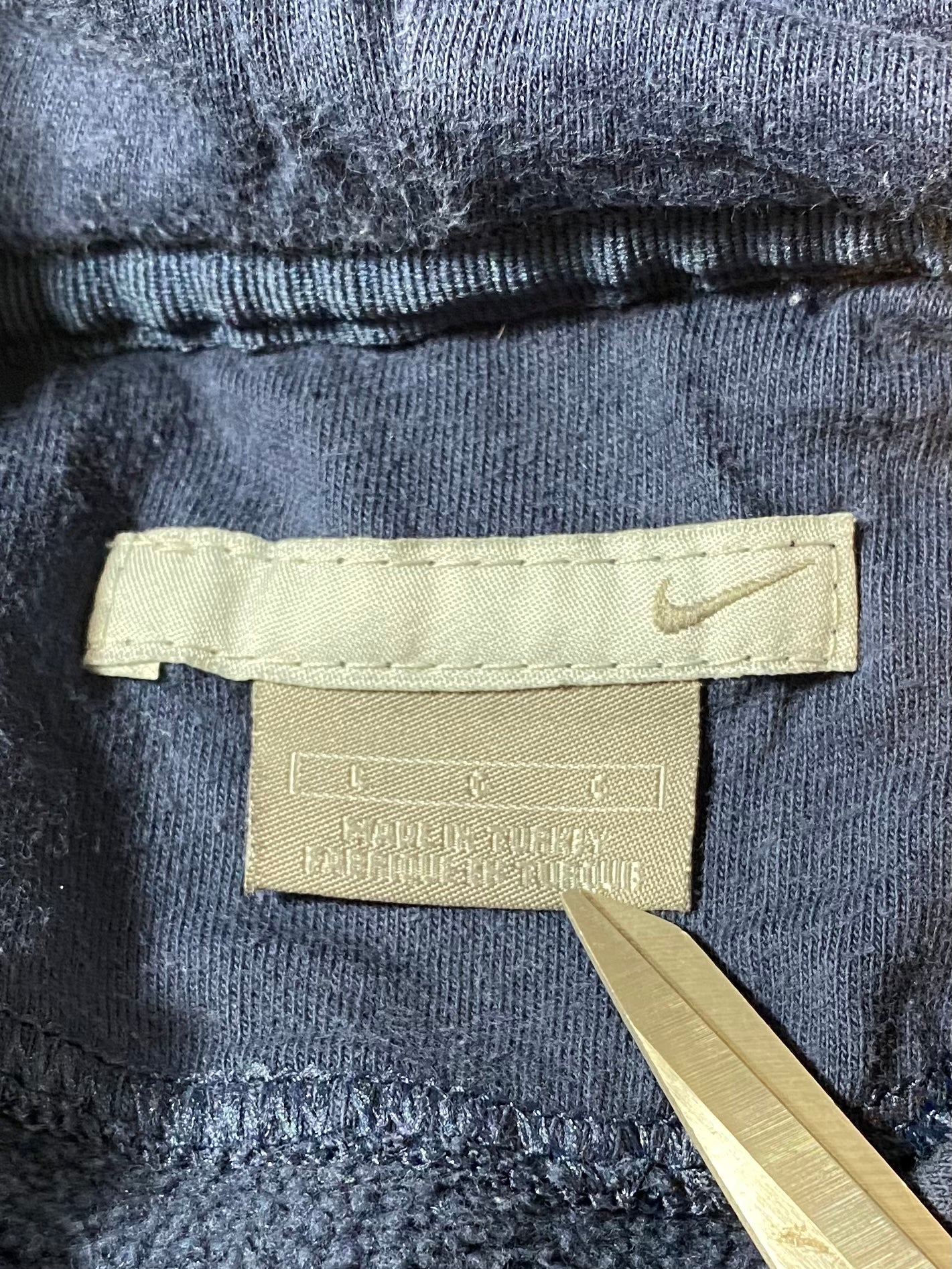 00’ NIKE Size L Vintage Hoodie Sweat-shirt / 8217