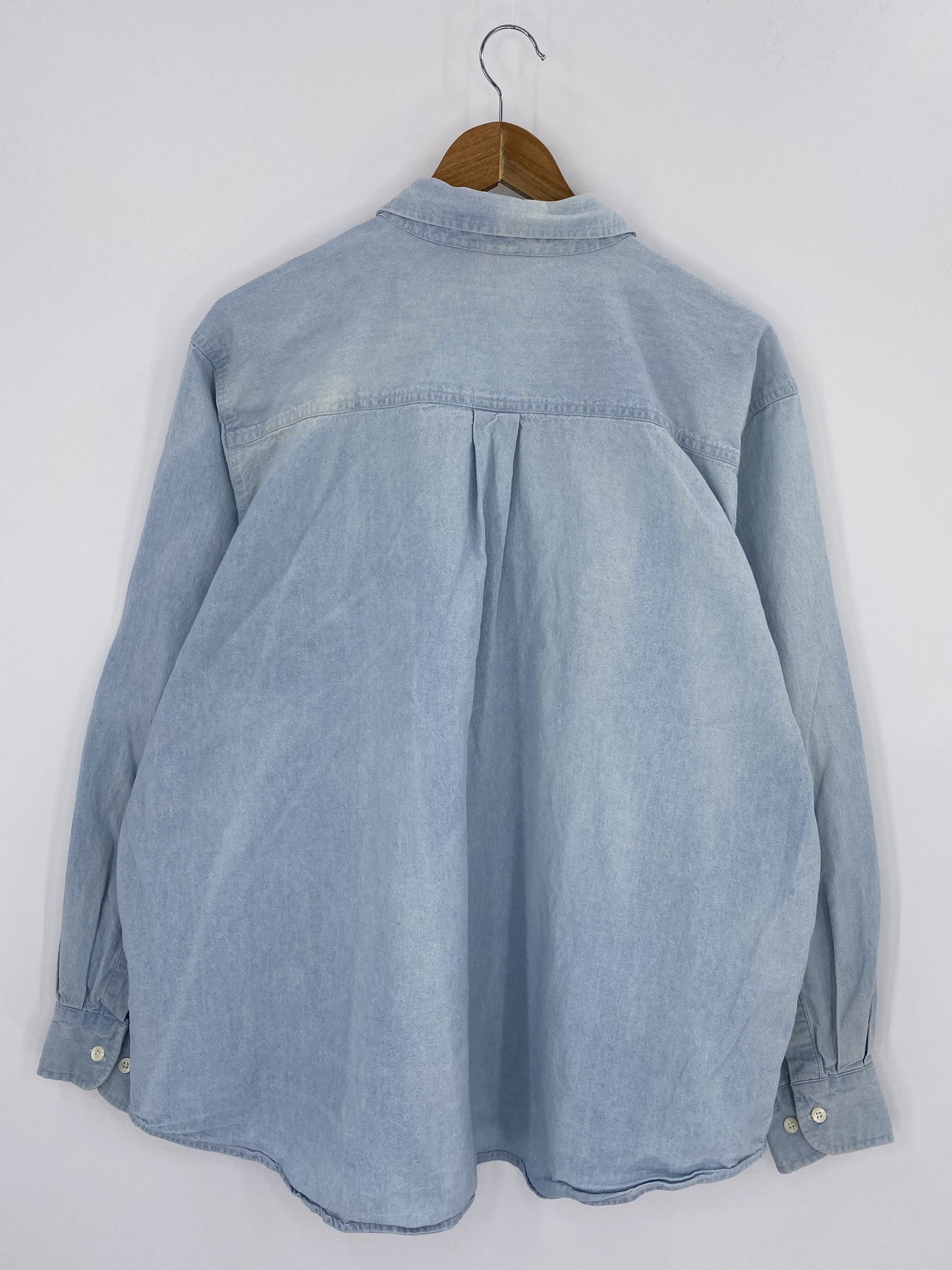 00’ DISNEY POOH Size XXL Vintage Button Down Long Sleeve Shirt / K6105