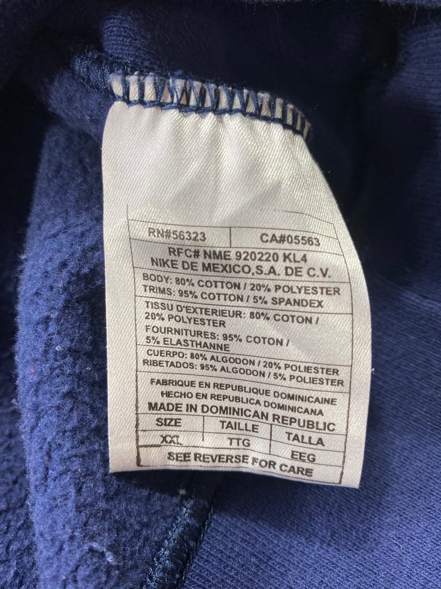 90's Vintage NIKE SYRACUSE Size Approx. XXL Sweat-Shirt / 5810