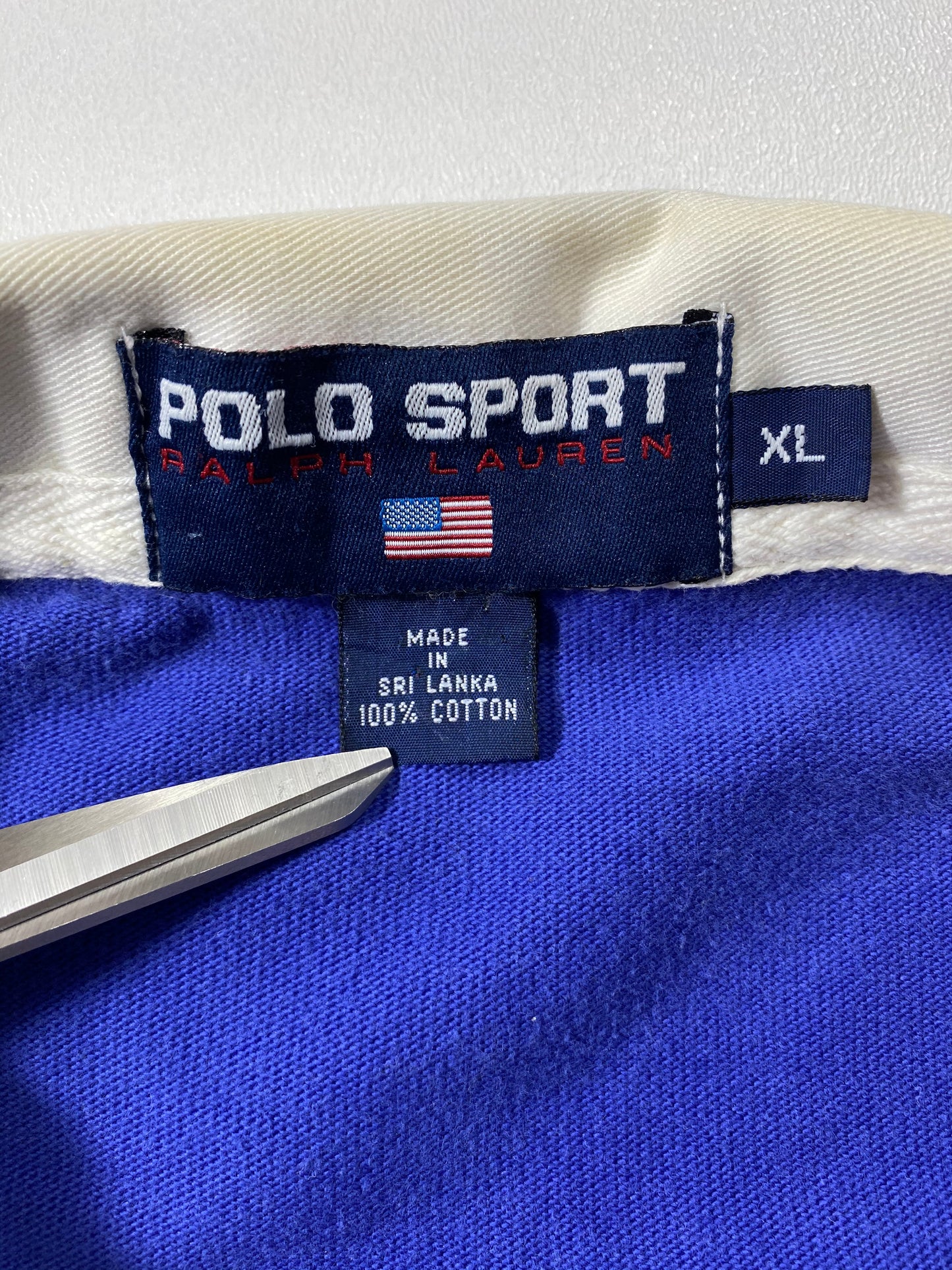 POLO SPORT Size XL Vintage Rugby-shirt /  6624
