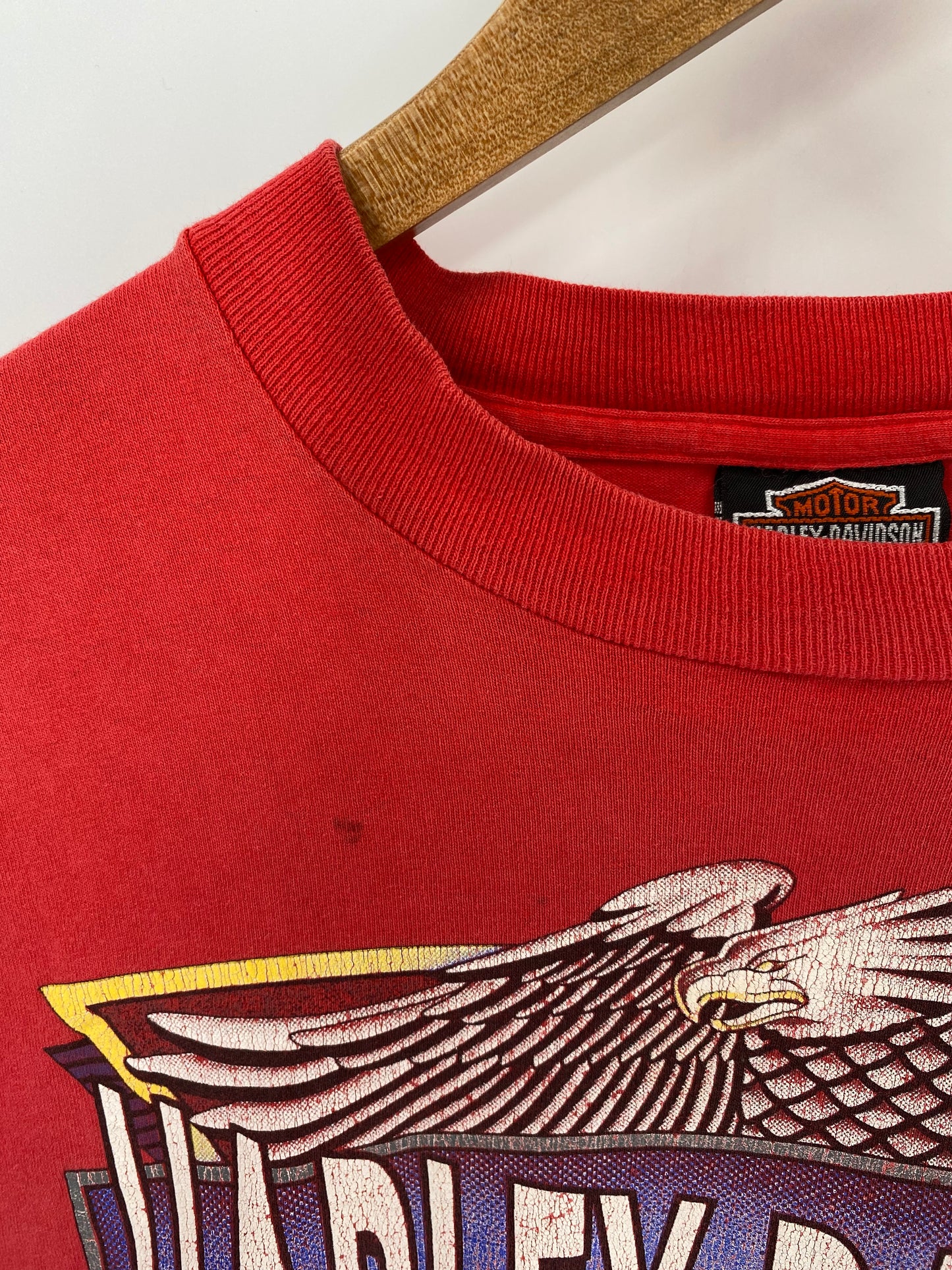 1992 HARLEY DAVIDSON Size XXXXL Vintage T-Shirt / 9785