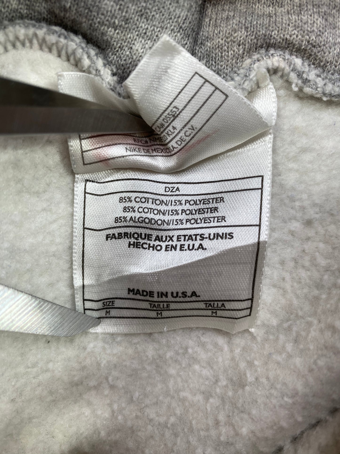 90’s NIKE Center Swoosh Made in USA Vintage Hoodie Sweat-Shirt / 5029