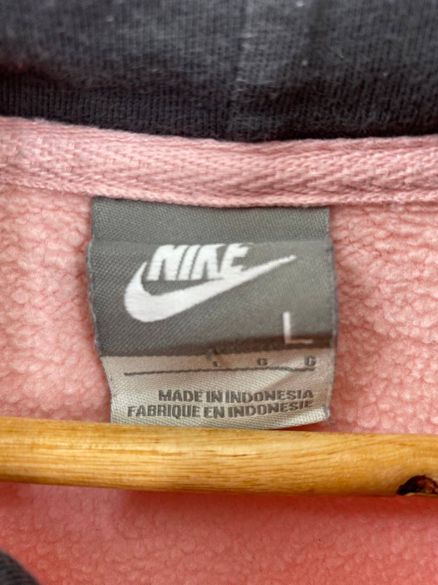 00’ NIKE Mini Swoosh Size L Vintage Hoodie Sweat-shirt / 7598
