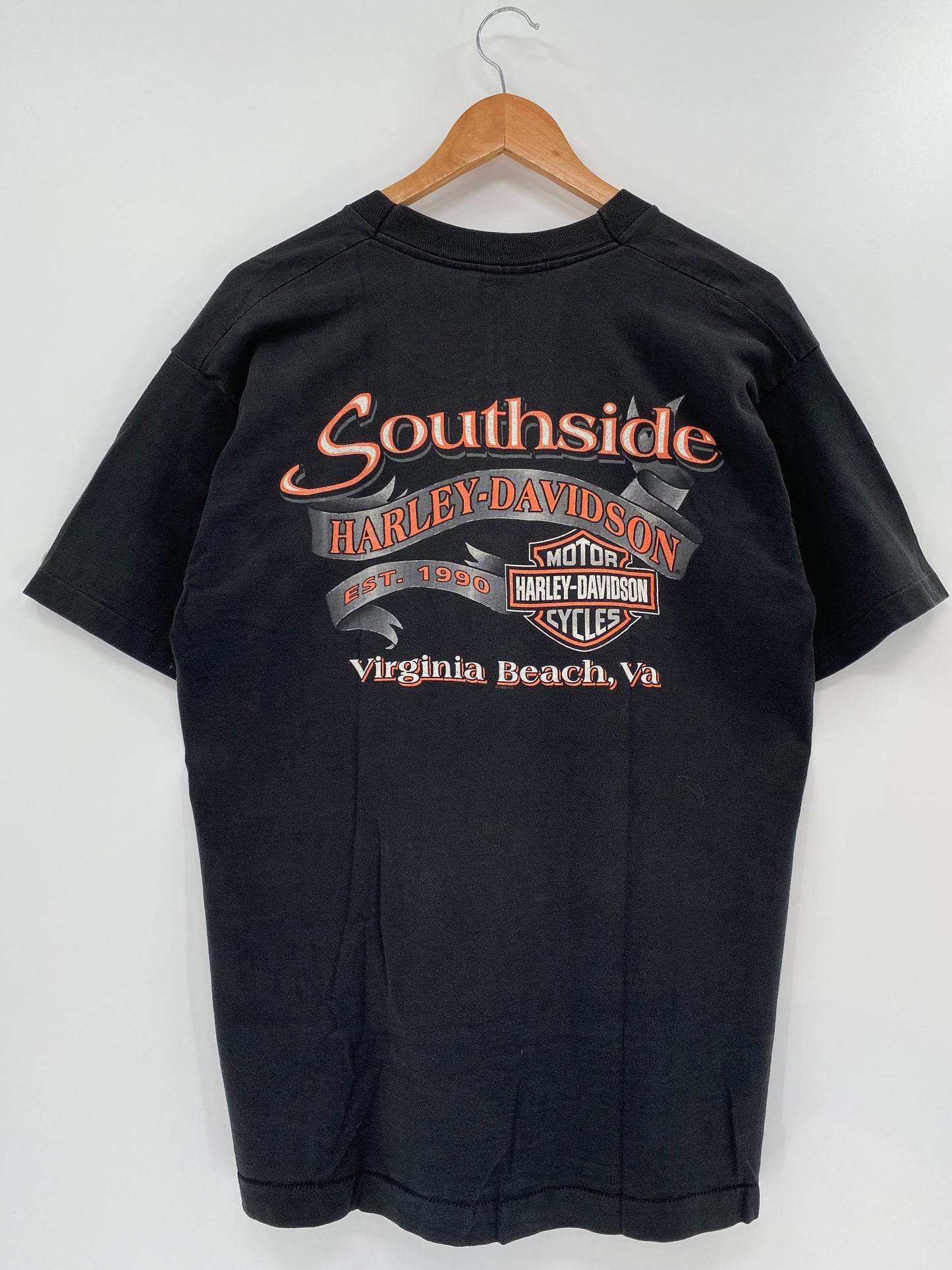 1998' HARLEY DAVIDSON Made in USA Size L Vintage T-Shirts / K1406