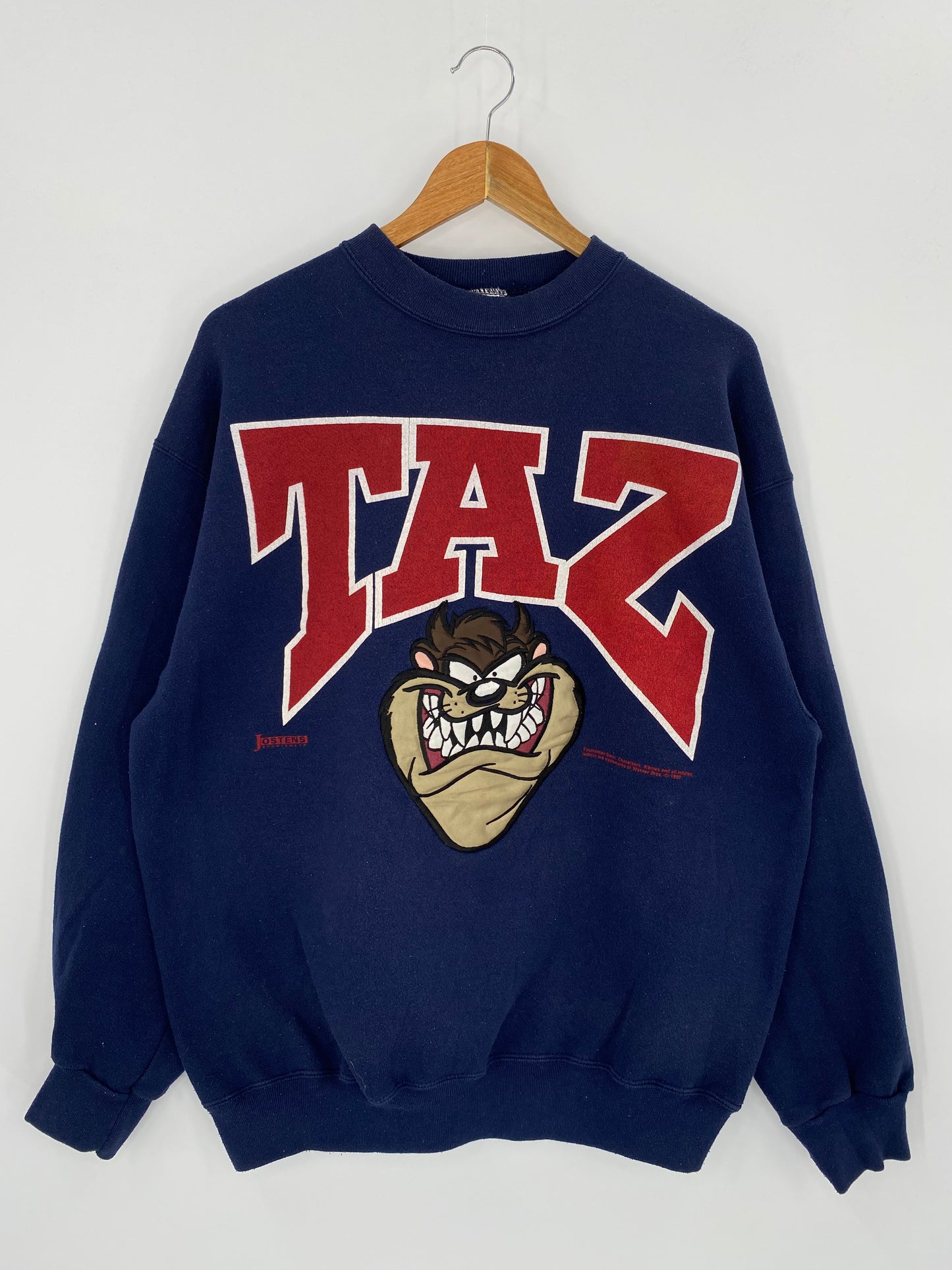 1992 Looney Tunes TAZ Size No Tag (Approx. XL) Vintage Sweat-shirt / 8010