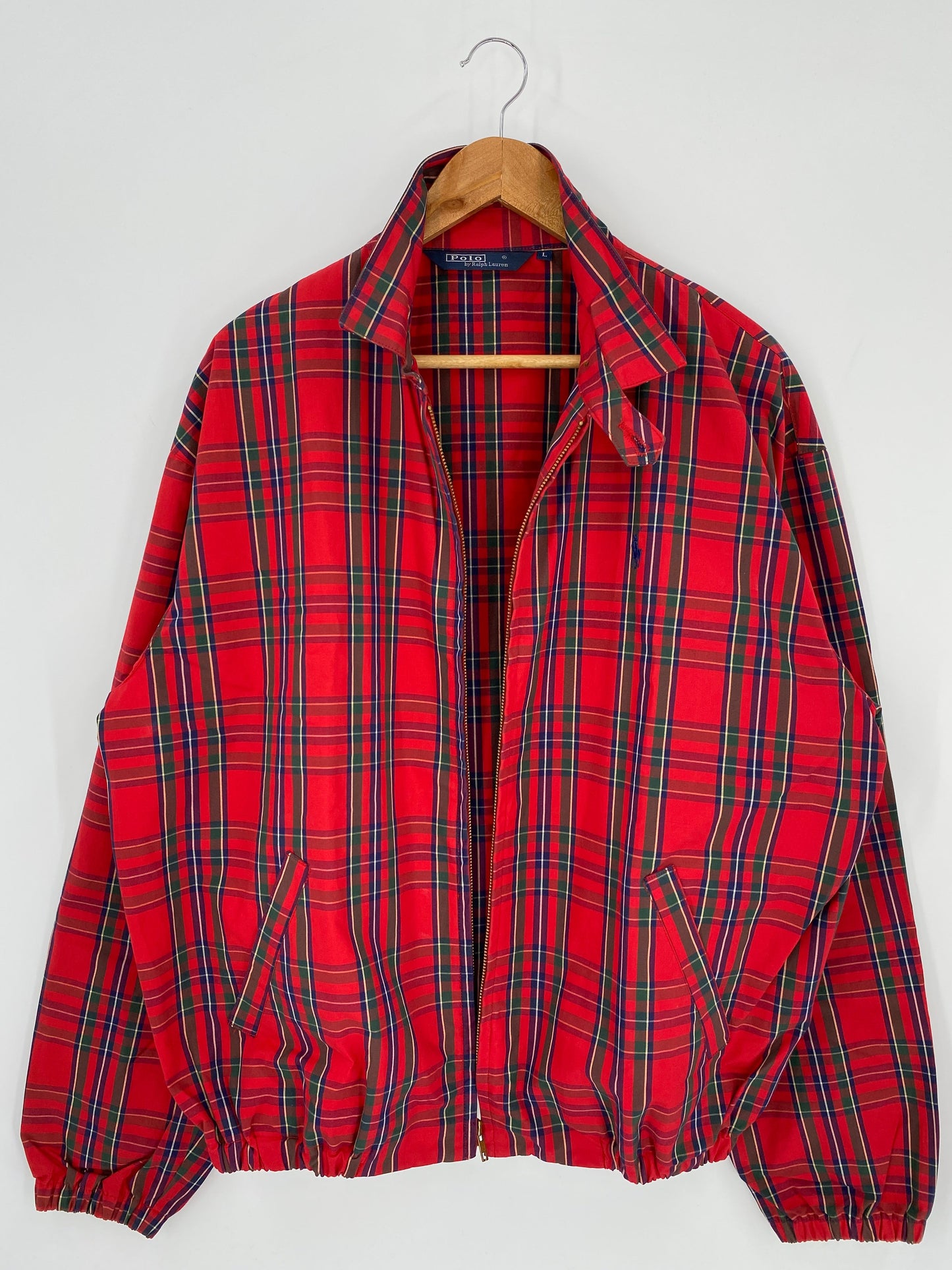90's POLO RALPH LAUREN Size L Vintage Zip-Up Shirt / A523