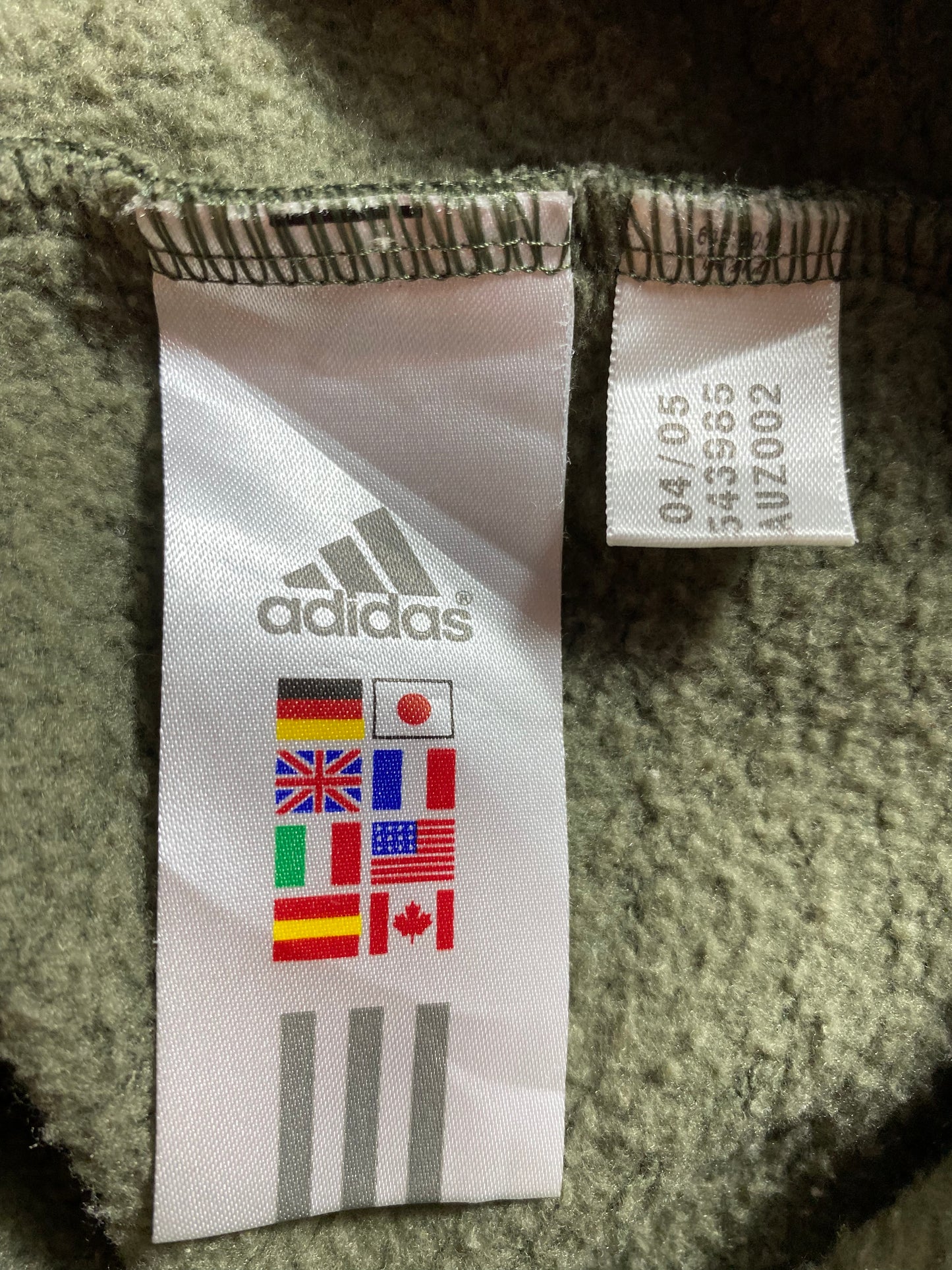 00' ADIDAS Size XXL Vintage Hoodie Sweat-shirt / K4041