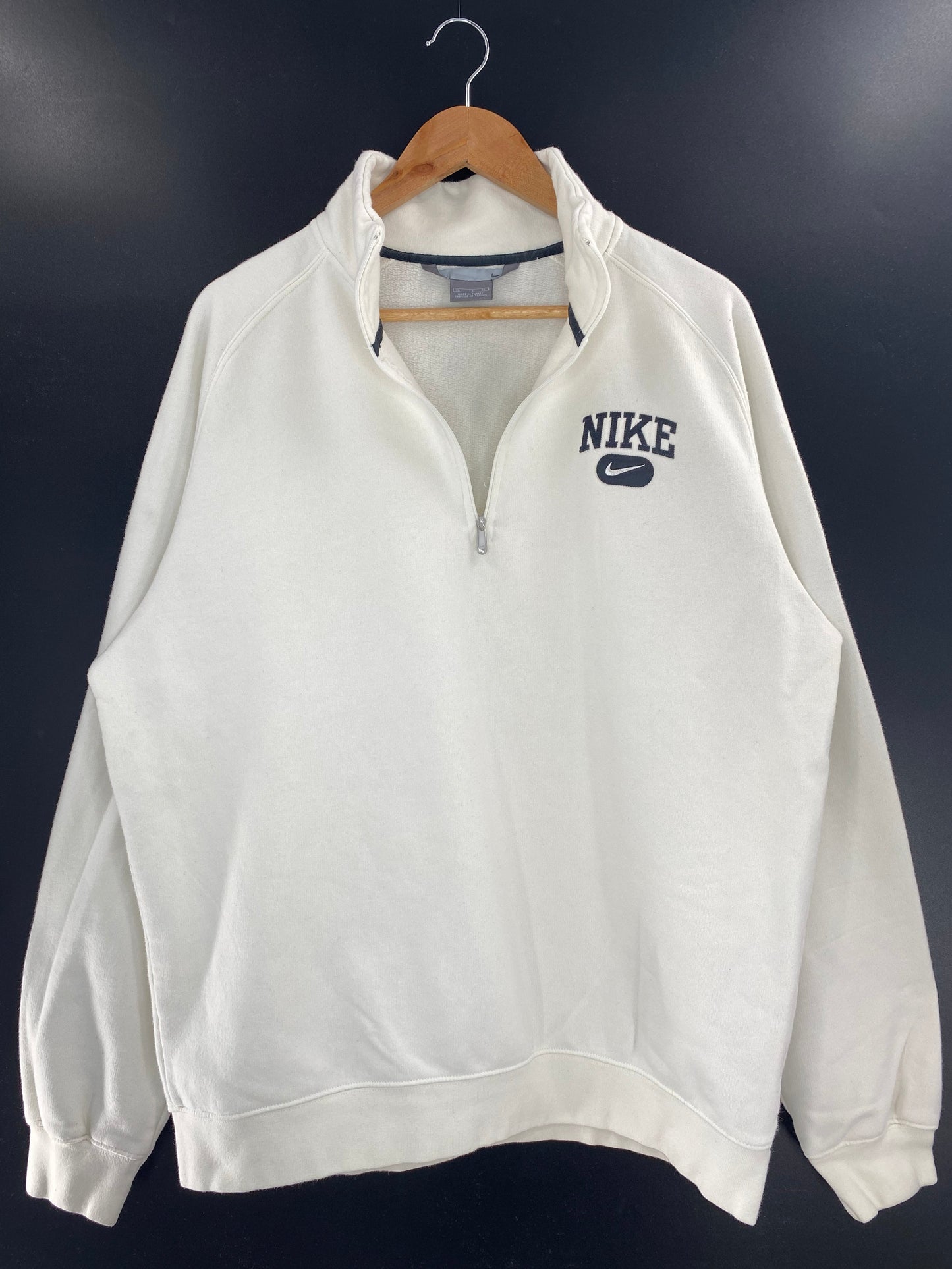 00’ NIKE Size XL Vintage Half Zip-up Sweat-shirt / A6605