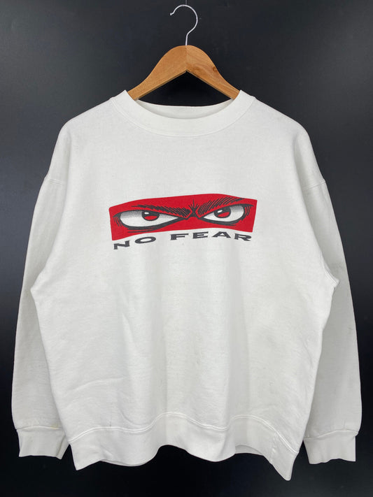 90’s NO FEAR Made in USA Size L Sweat-Shirt / A5312