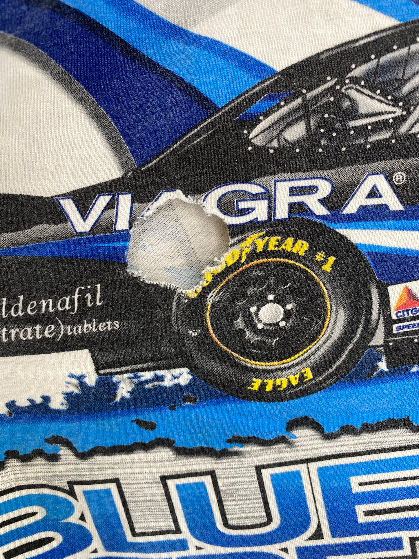 90’s ROUSH RACING MARK MARTIN Made in USA Size XL Vintage Racing T-shirt / 9459