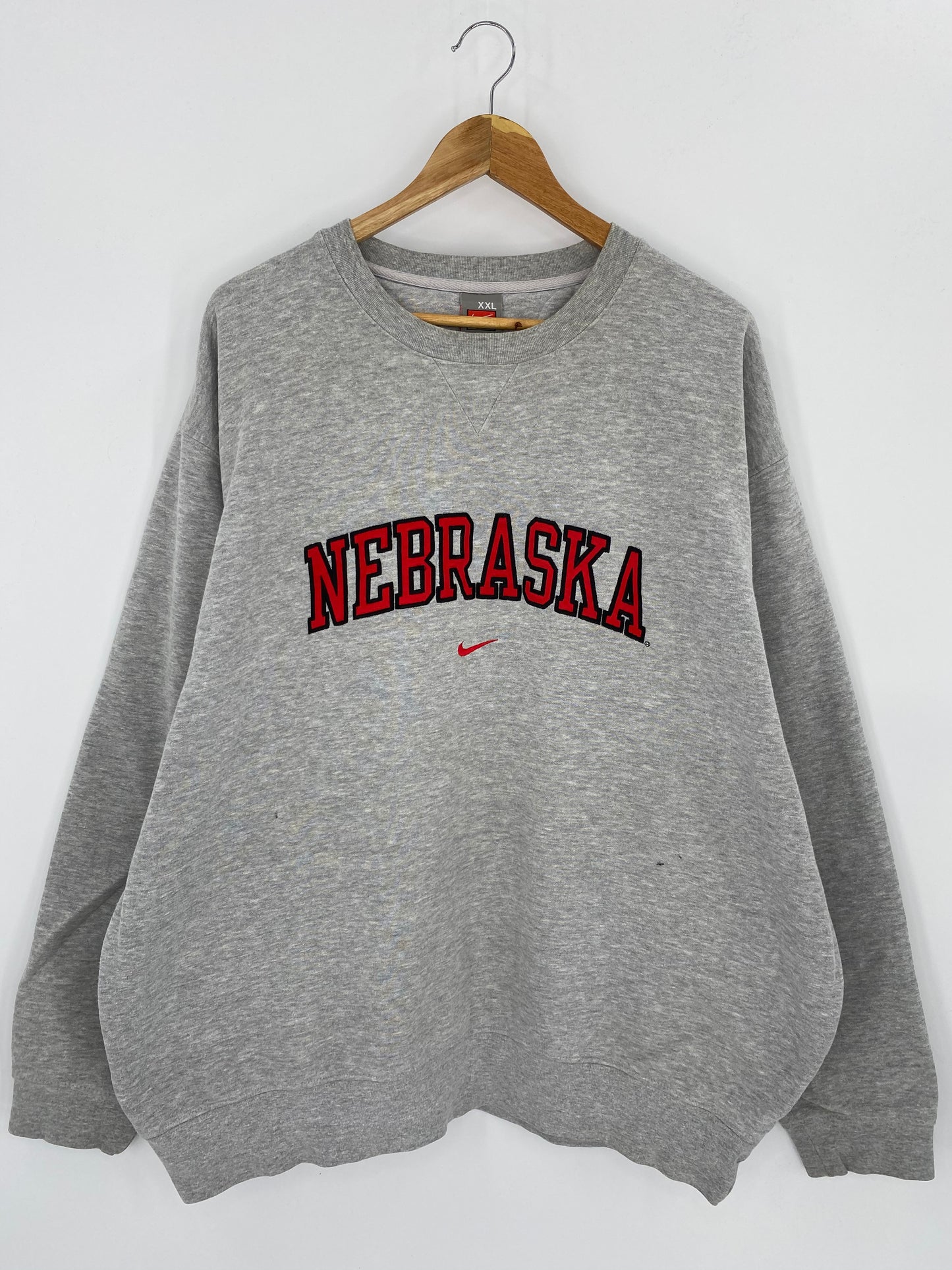 00' NIKE NEBRASKA Size XXL Vintage Sweat-shirt / 7930