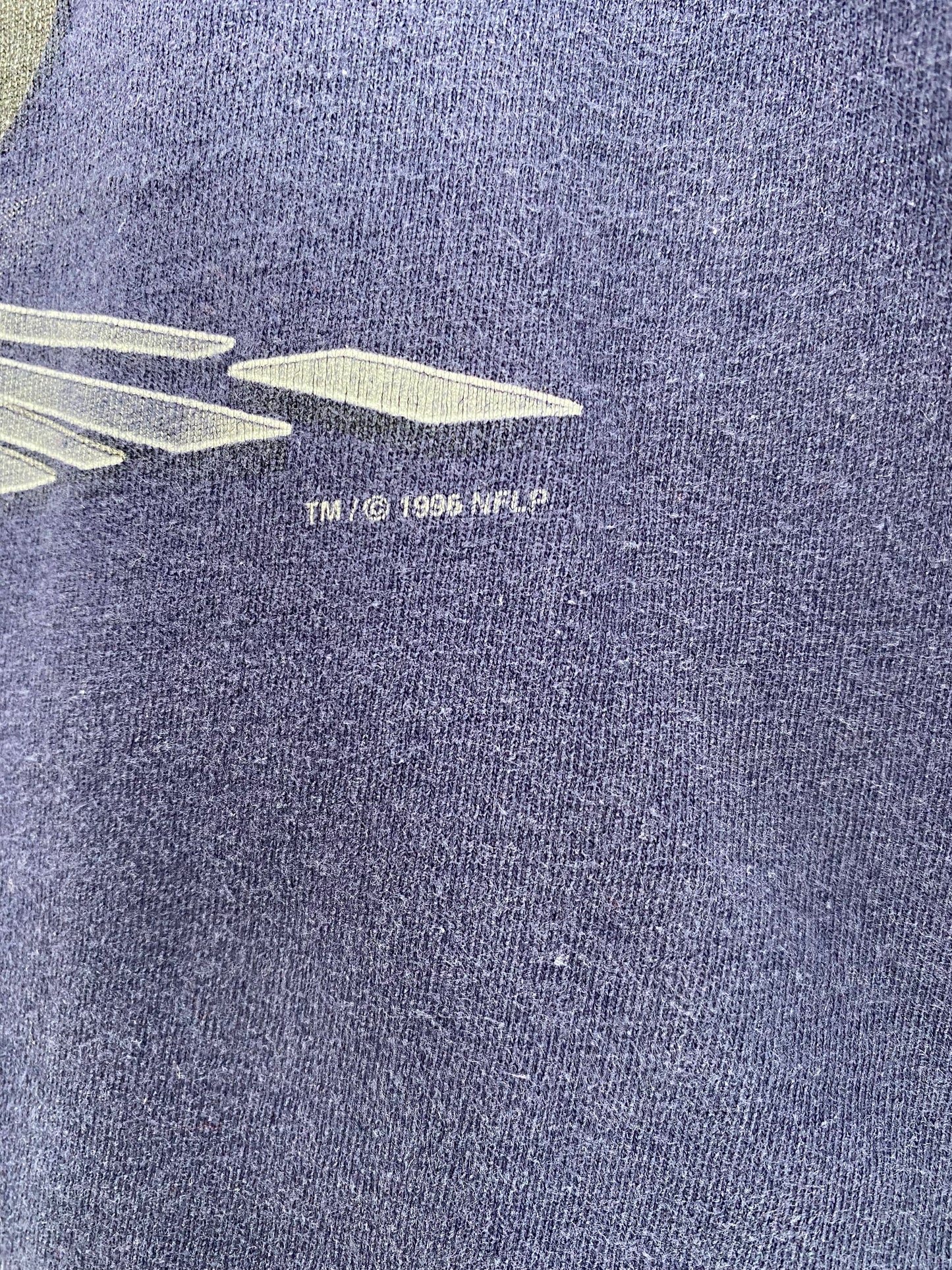 1996 LOONEY TUNES TAZ x DALLAS COWBOYS Size L Vintage NFL T-Shirt  / 9596