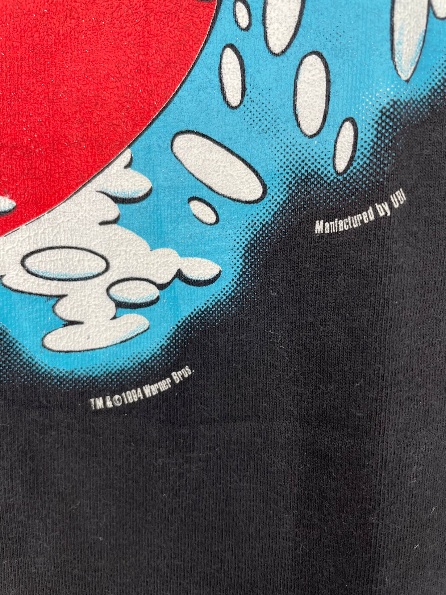 1994 LOONEY TUNES TAZ Size XL Vintage T-Shirts / K8786