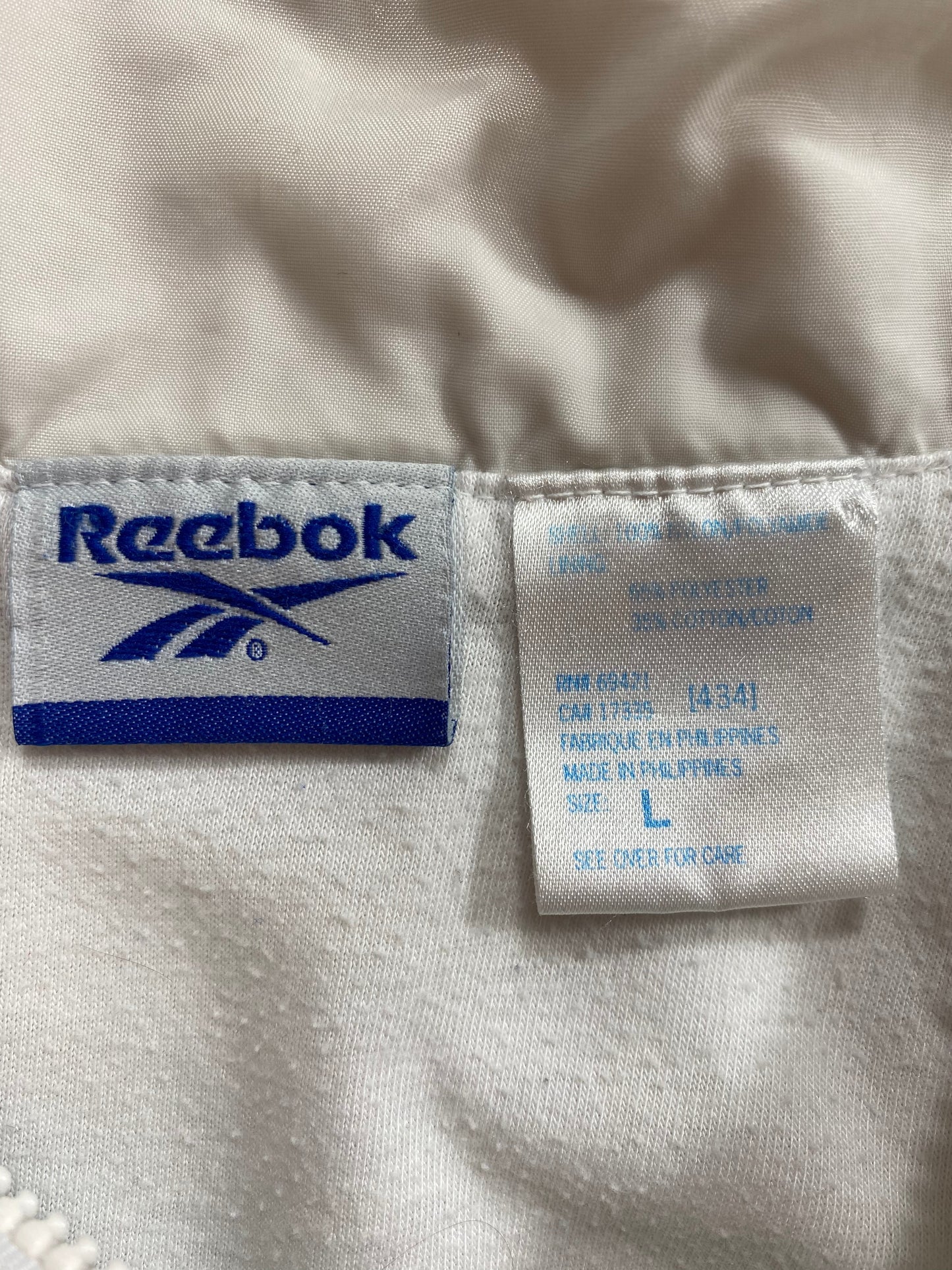 00’ REEBOK Size L Vintage Zip-up Nylon Jacket  / K7302