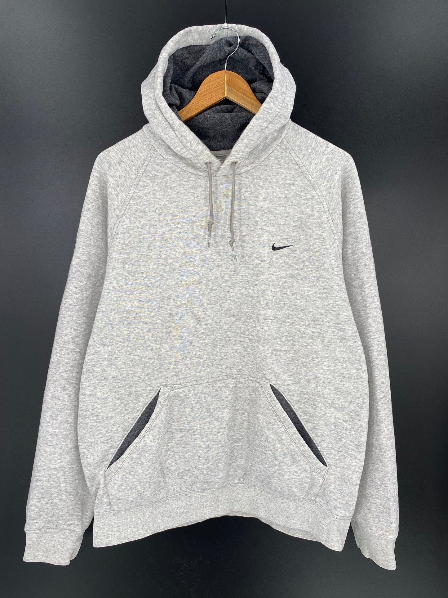 NIKE Mini Swoosh Size L Vintage Hoodie Sweat-shirt /8969