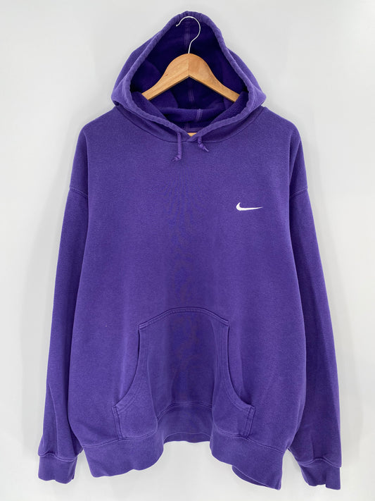 00’ NIKE Mini Swoosh Size XL Vintage Hoodie Sweat-shirt / 9183